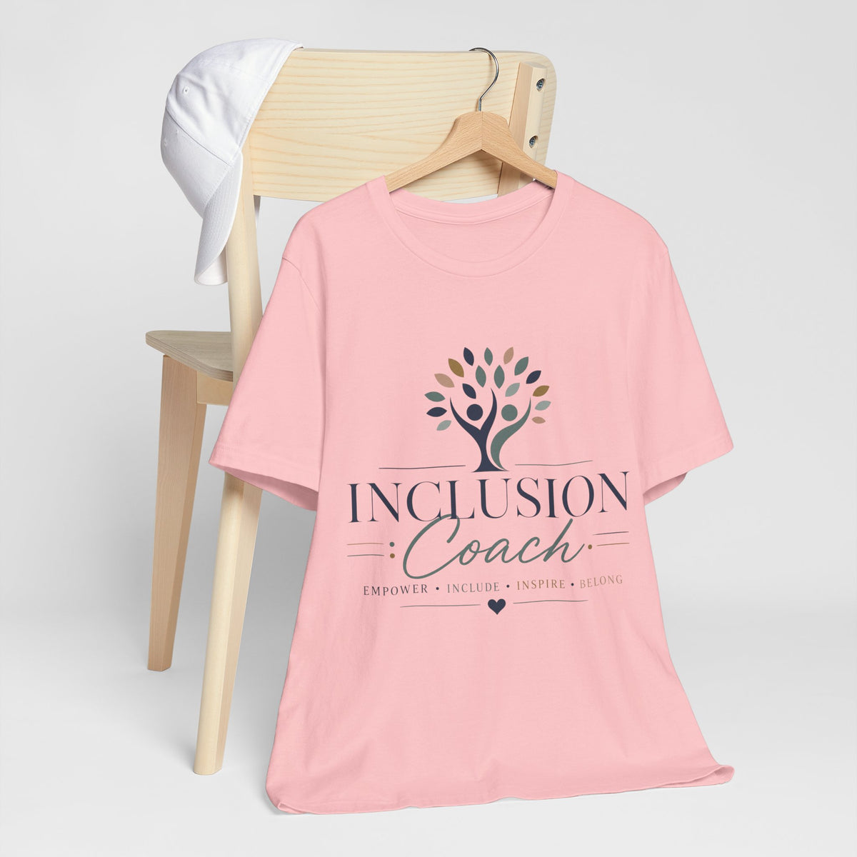 Inclusion Coach T-Shirt | Tree Logo, Empower Inclusivity, Diversity