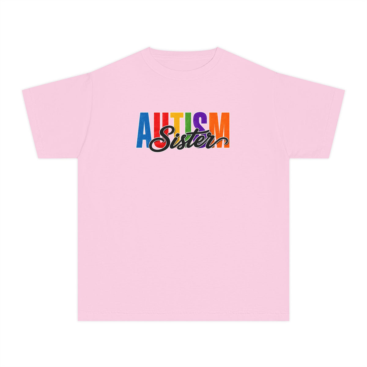 Autism Sister Youth Shirt Kids Autism Sister T Shirt Proud Autism Sibling Tee Autism Awareness Autism Acceptance Gift for Girls