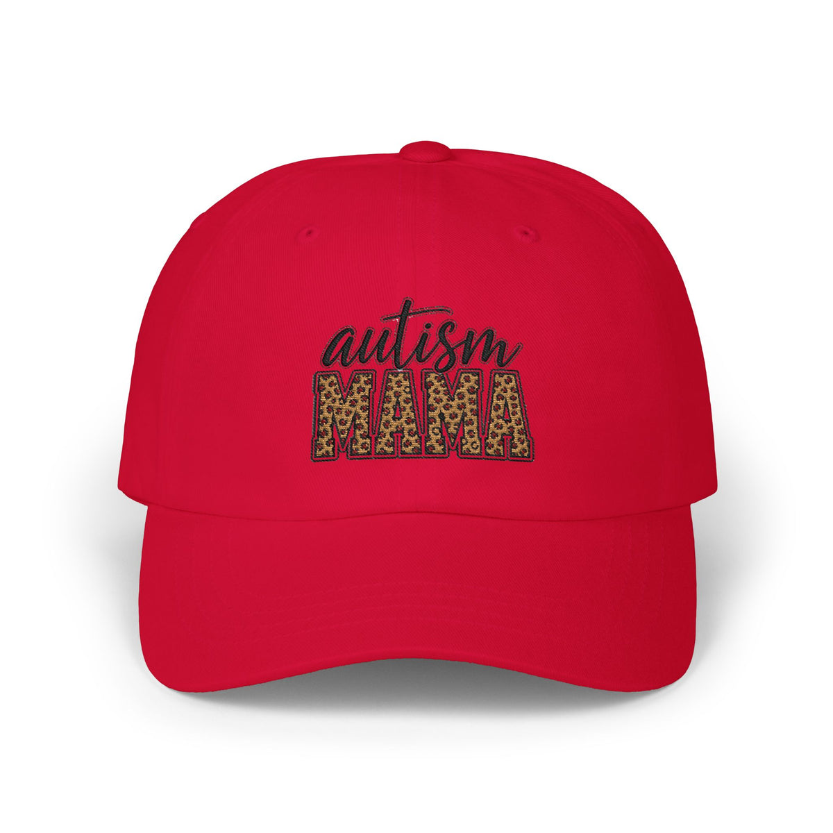 Autism Mama leopard print embroidery Dad Cap | Autism Awareness hat