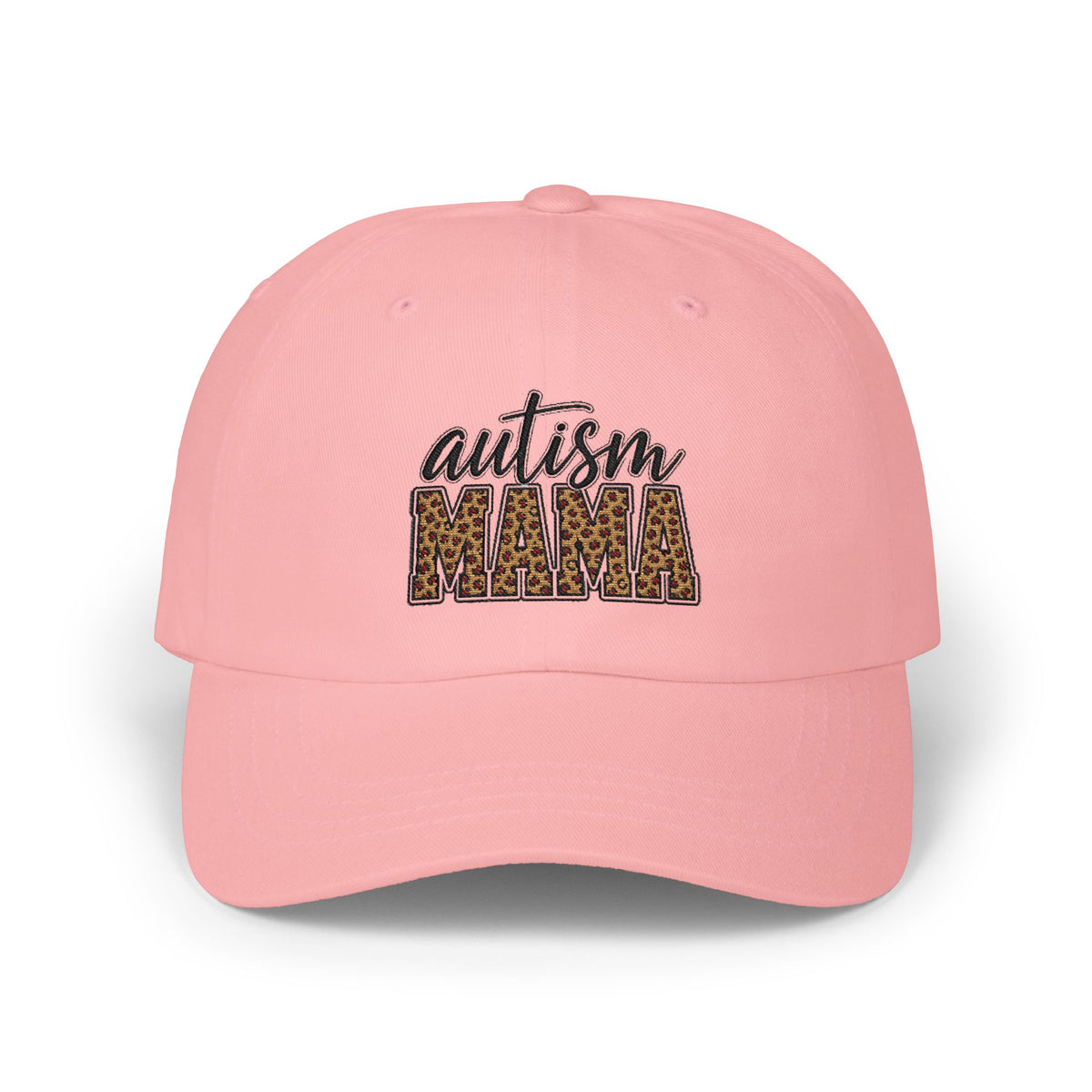 Autism Mama leopard print embroidery Dad Cap | Autism Awareness hat