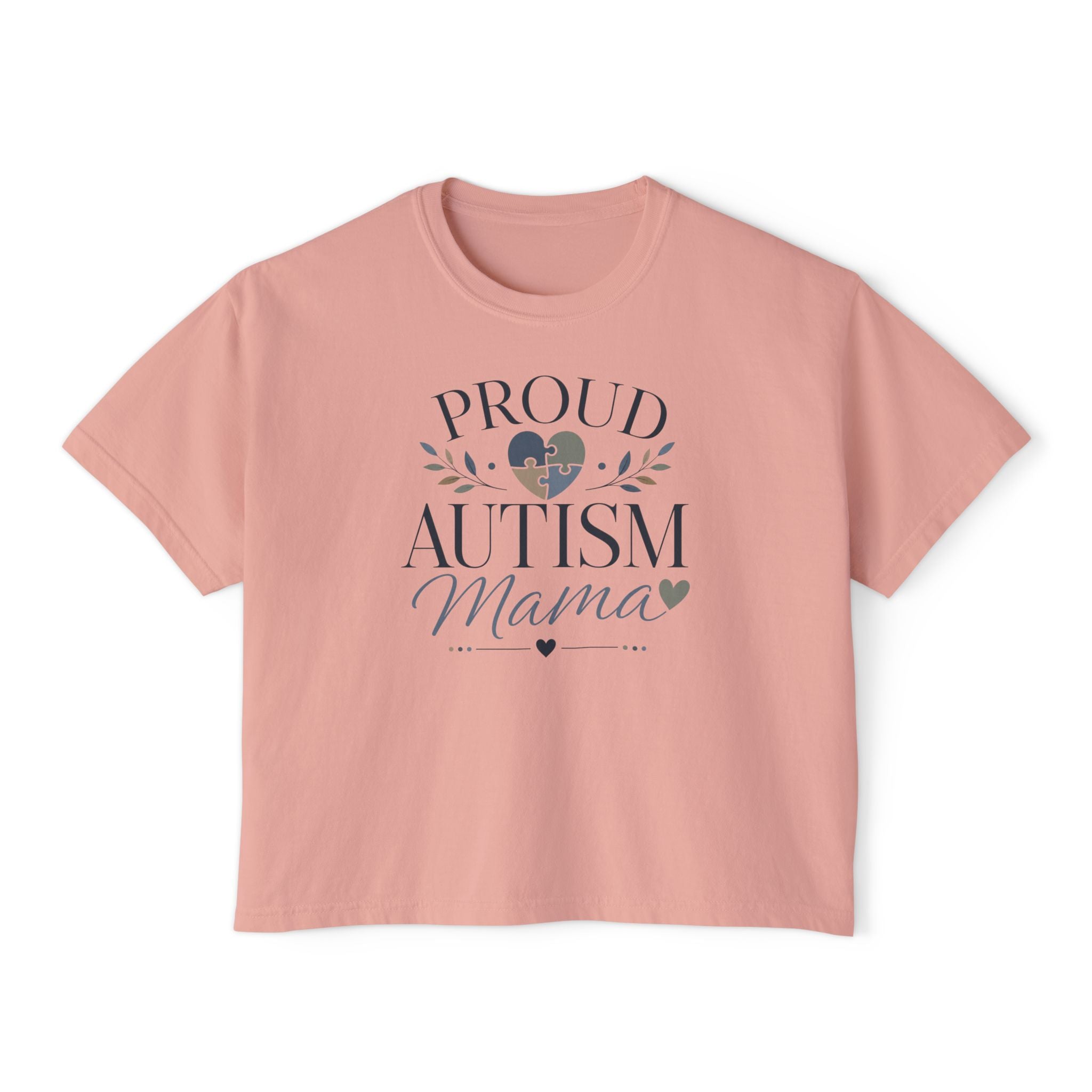 Proud Autism Mama Boxy Tee