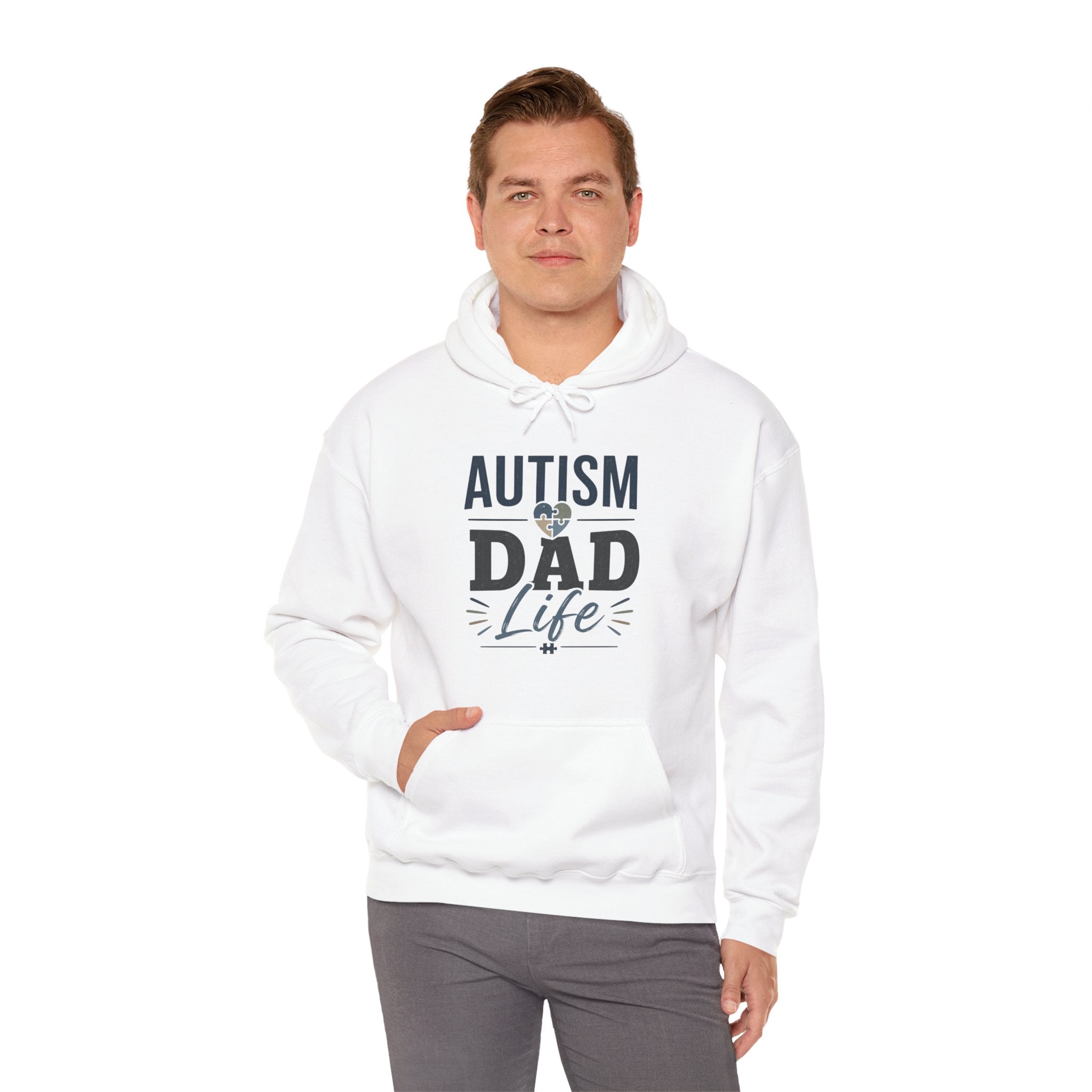 Autism Dad Life Hoodie | Autism Awareness Dad Sweatshirt