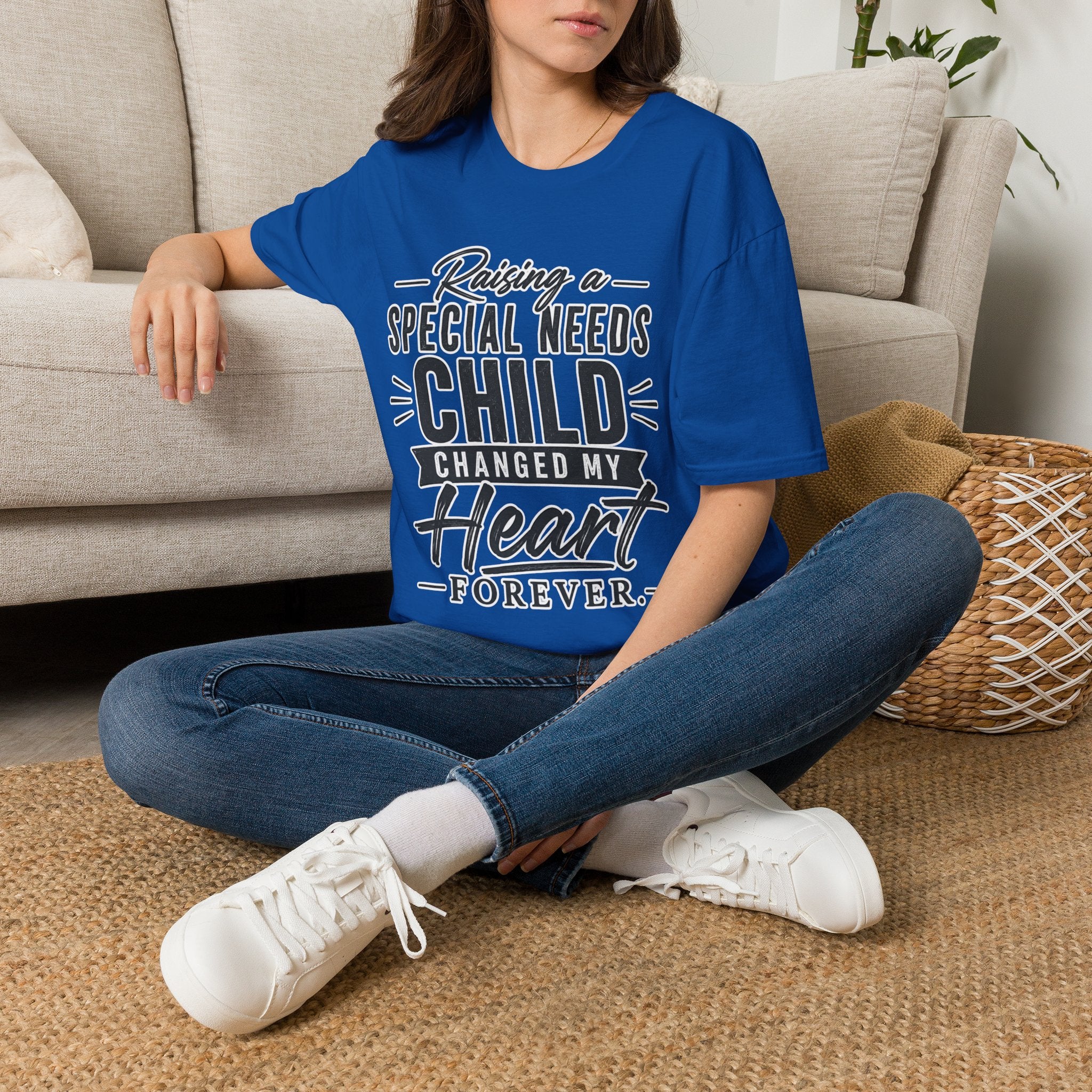 Raising a Special Needs Child T-Shirt — Supportive Special Needs Parent Awareness Tee