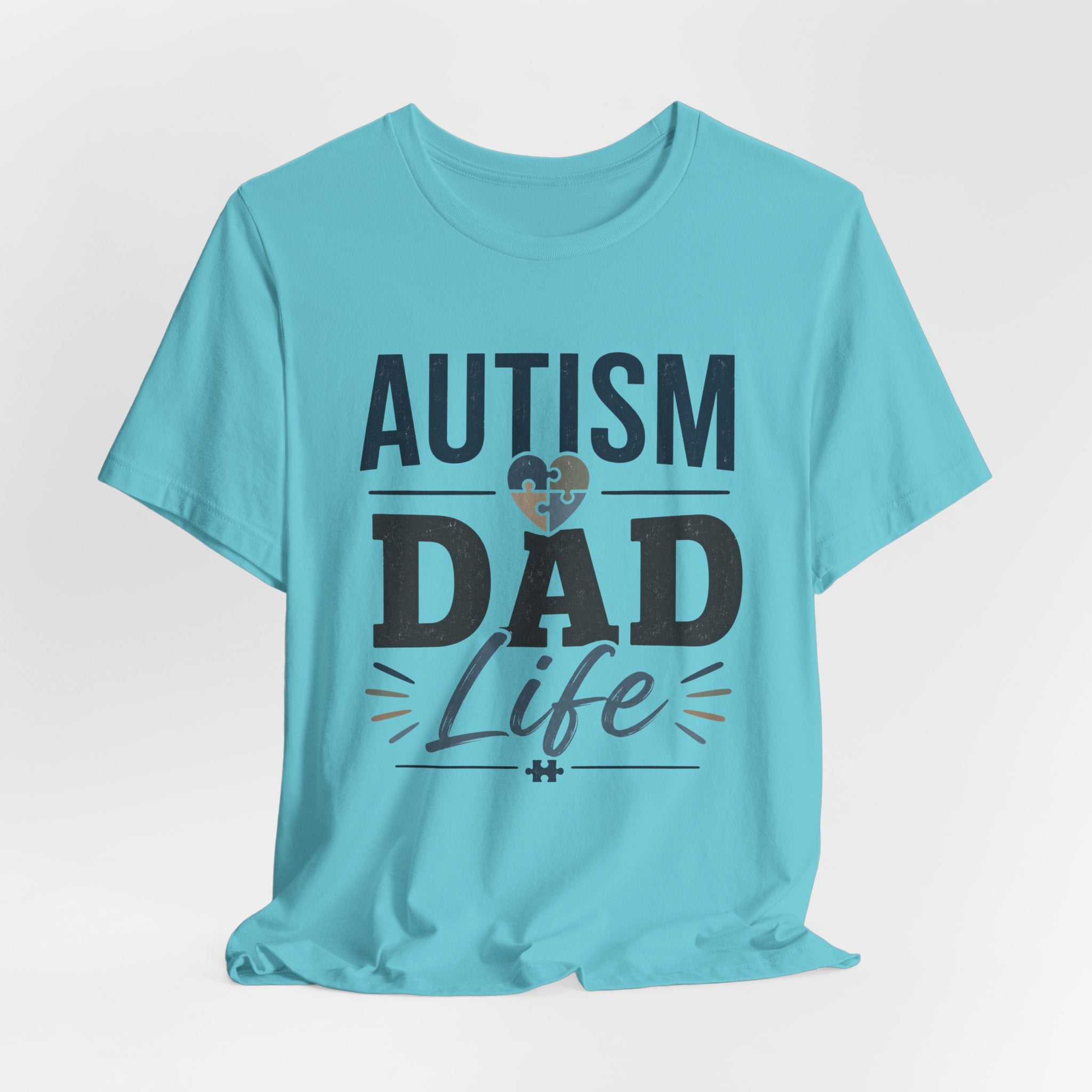 Autism Dad Life Shirt Autism Dad T Shirt Proud Autism Father Gift Autism Awareness Shirt Special Needs Dad Tee Puzzle Heart Design