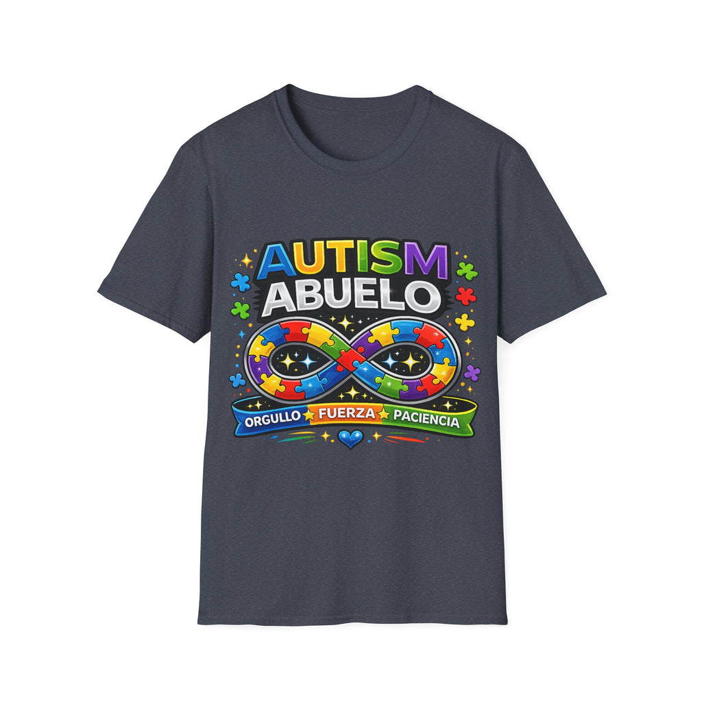 Autism Abuelo Shirt, Proud Autism Grandpa Tee, Spanish Grandpa Gift, Autism Acceptance Shirt, Infinity Symbol T-Shirt, Autism Family Apparel