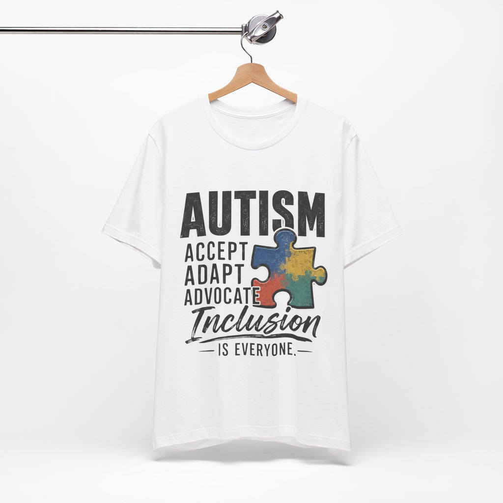 Autism Acceptance Shirt Inclusion Advocate T Shirt Puzzle Piece Tee Neurodiversity Awareness Special Needs Support Unisex Gift