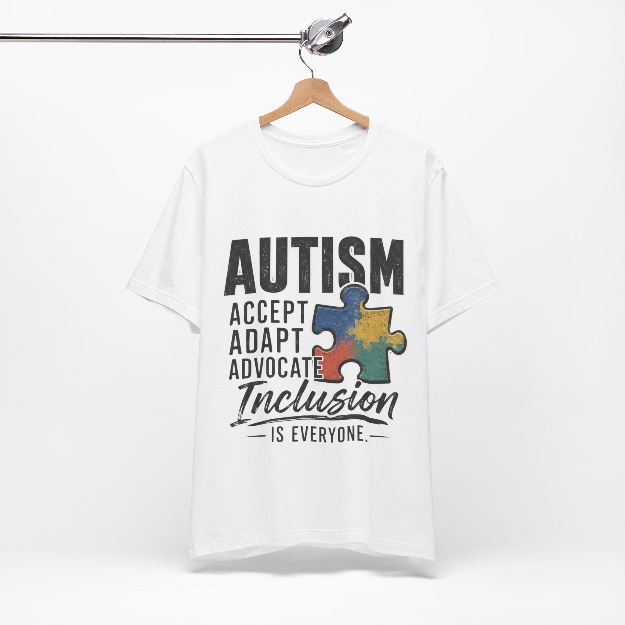 Autism Acceptance Shirt Inclusion Advocate T Shirt Puzzle Piece Tee Neurodiversity Awareness Special Needs Support Unisex Gift
