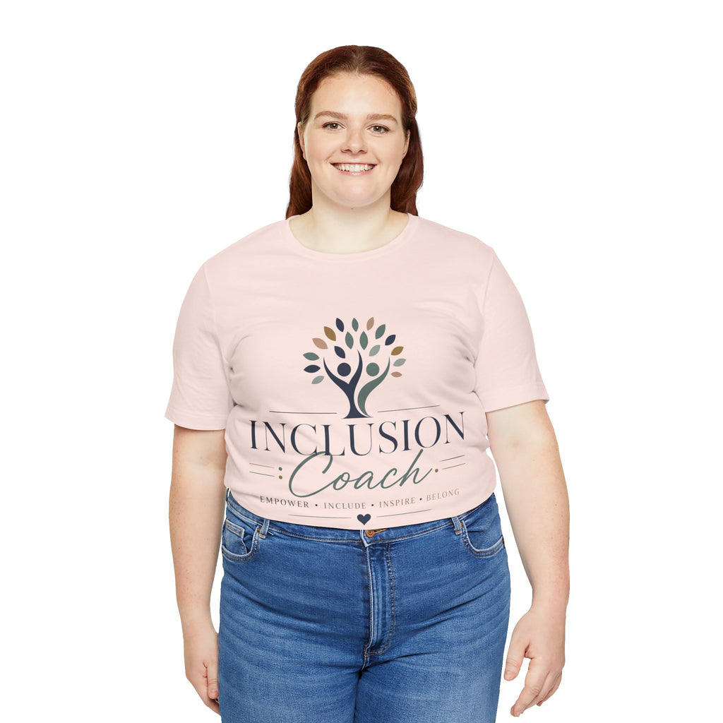 Inclusion Coach T-Shirt | Tree Logo, Empower Inclusivity, Diversity