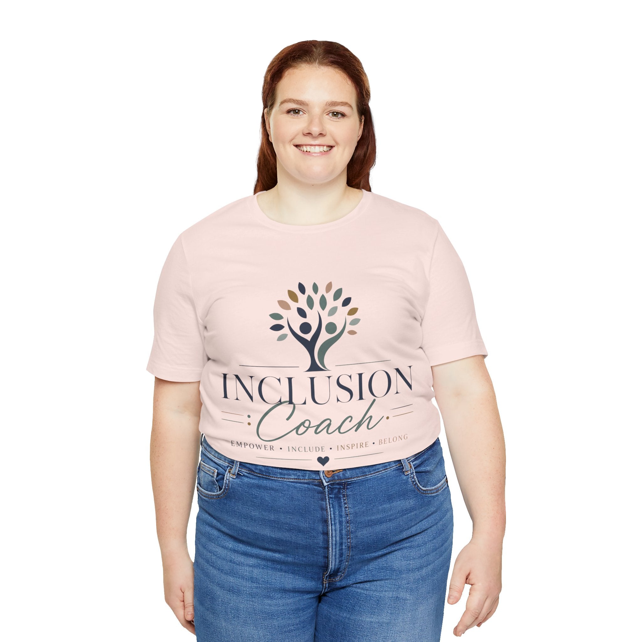 Inclusion Coach T-Shirt | Tree Logo, Empower Inclusivity, Diversity
