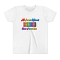 All Of Us Are Different None Of Us Are Less Youth Shirt Inclusion Kids Diversity Tee