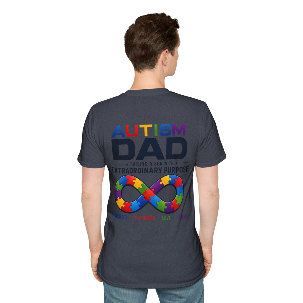 Autism Dad Shirt, Proud Dad Raising an Autistic Son Tee, Autism Acceptance T-Shirt, Special Needs Dad Gift, Autism Parent Shirt, Inclusion Apparel