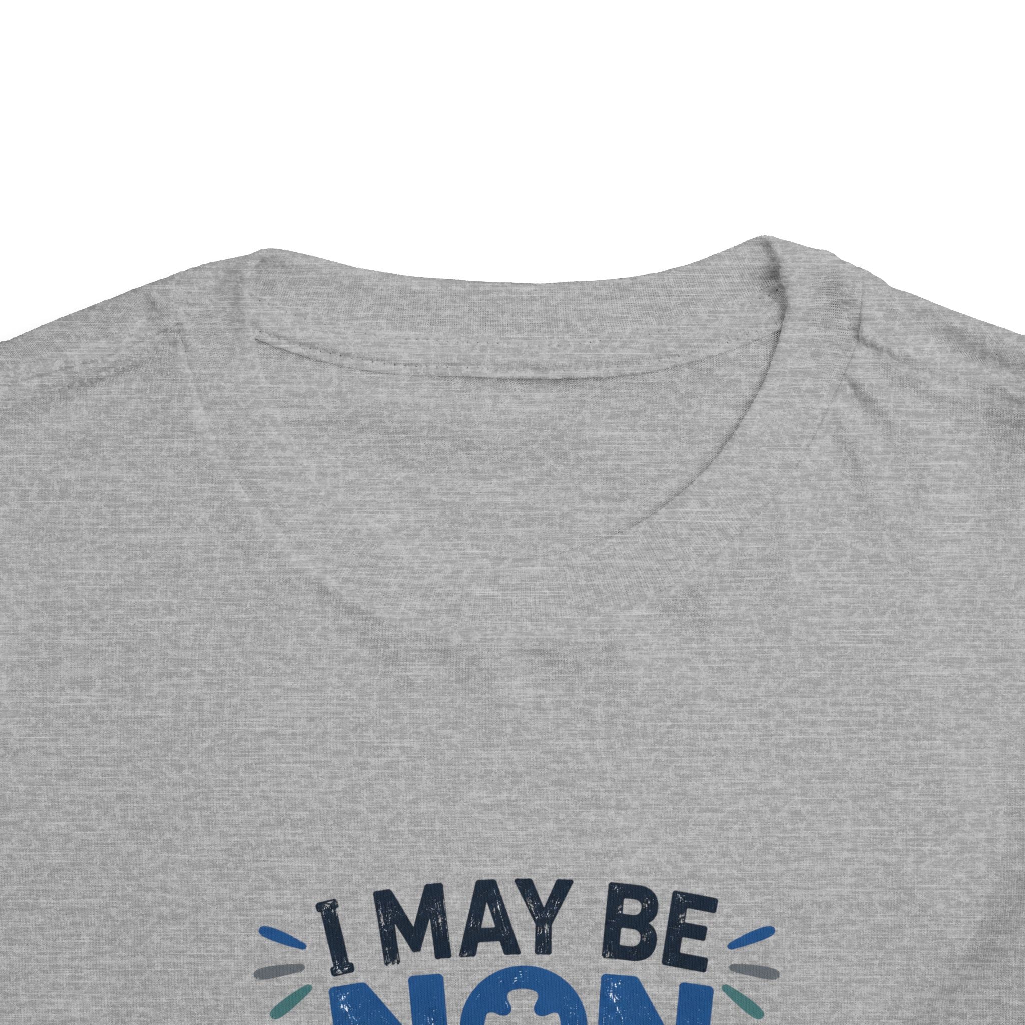 I May Be Nonverbal But My Mom's Not toddler tee | Autism Awareness shirt