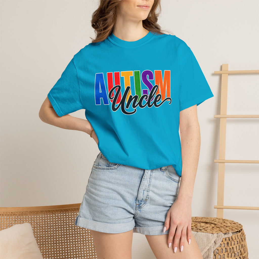 Autism Uncle Shirt Proud Autism Uncle T Shirt Autism Awareness Autism Acceptance Gift Puzzle Heart Special Needs Family Tee