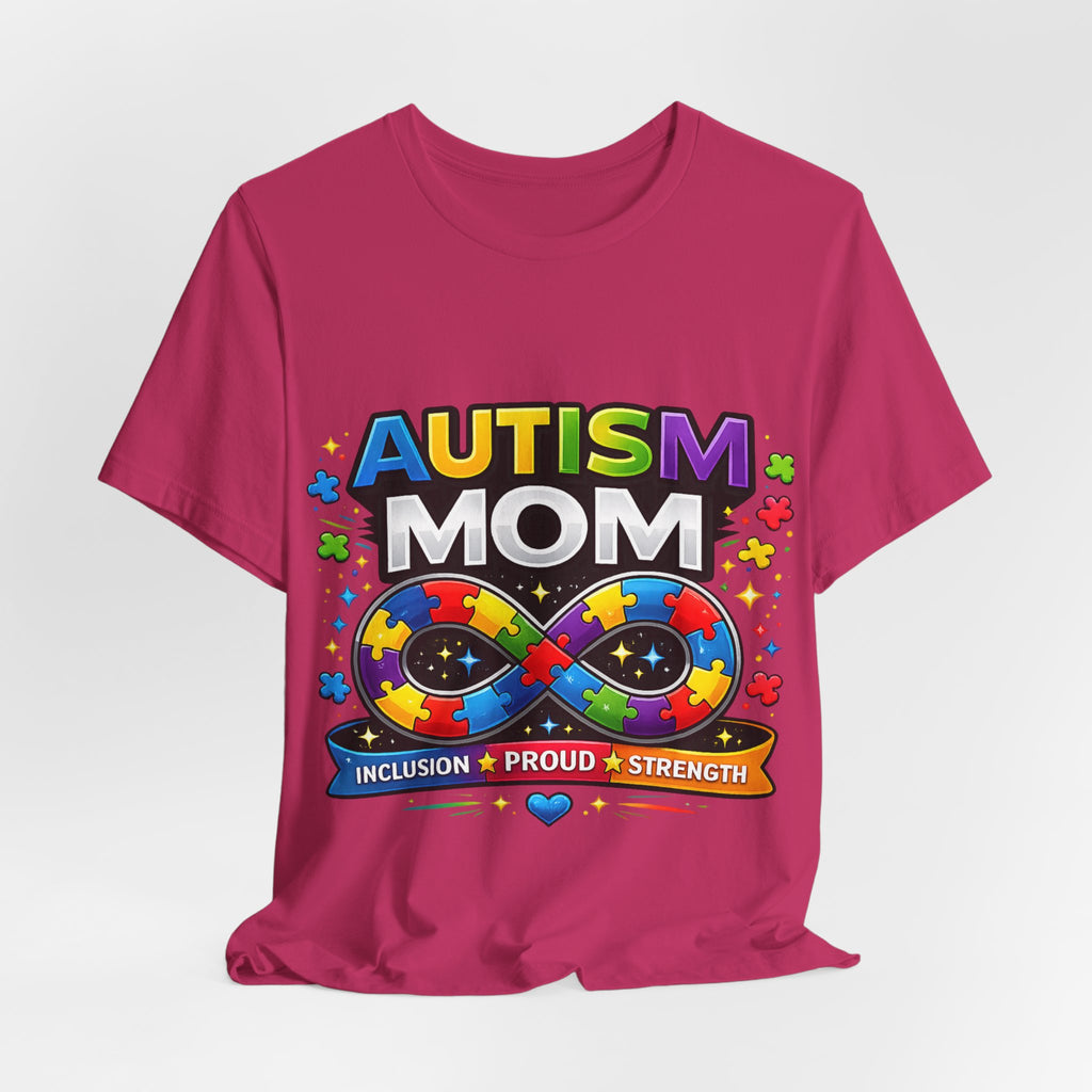 Autism Mom Shirt, Infinity Symbol T-Shirt, Proud Autism Mom Tee, Autism Acceptance Shirt, Inclusion Apparel, Family Support Shirt