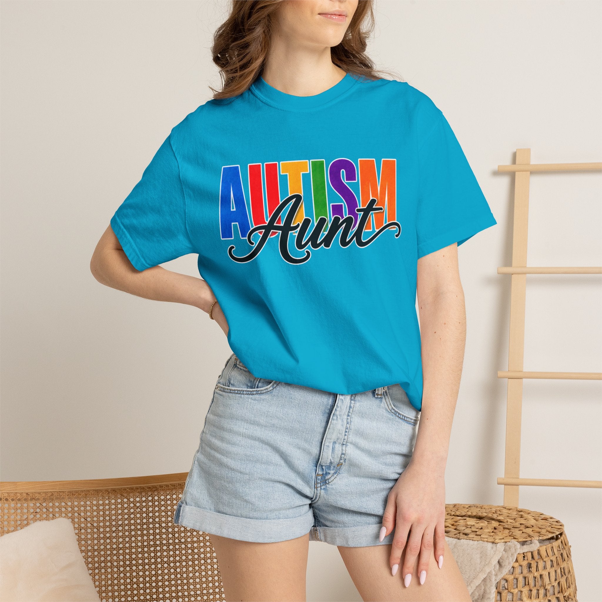 Autism Aunt Shirt Proud Autism Aunt T Shirt Autism Awareness Autism Acceptance Gift Puzzle Heart Special Needs Family Tee