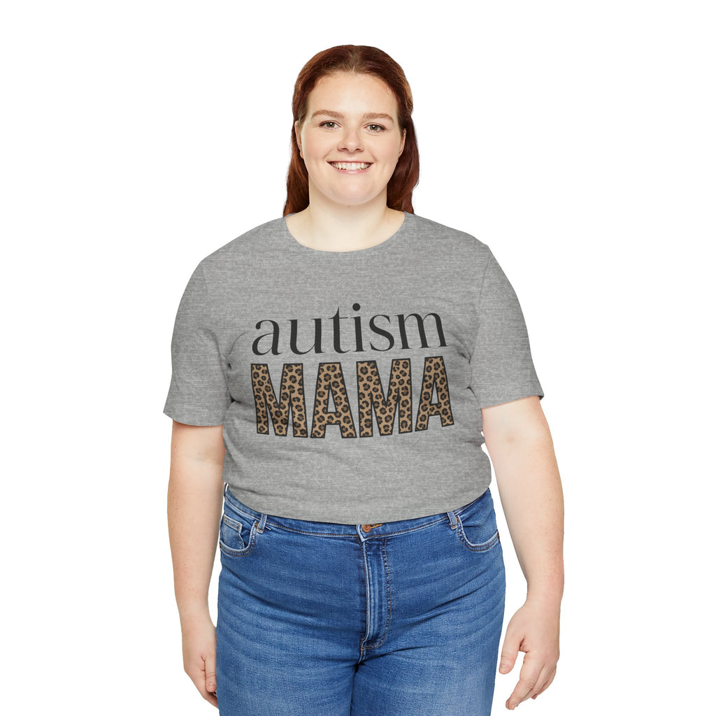 Autism MAMA Leopard Print Tee | Autism Awareness Shirt