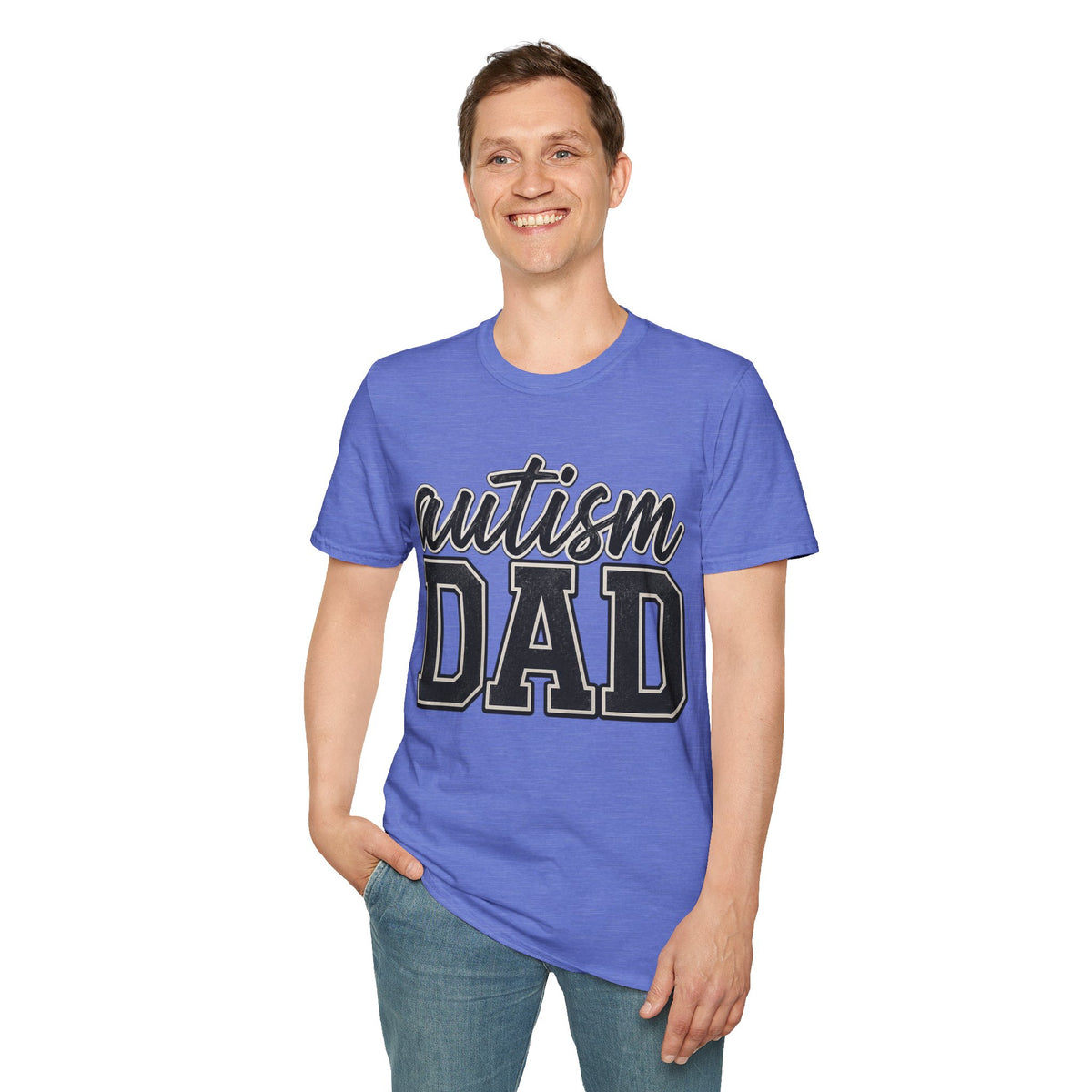 Autism Dad T-Shirt | Awareness Script and Special Needs