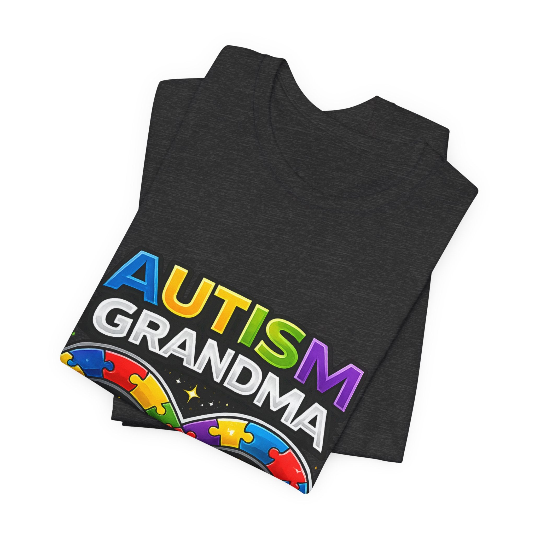 Autism Grandma Shirt | Proud Autism Grandma Tee | Infinity Puzzle Ribbon T-Shirt | Love Support Patience Gift | Autism Awareness Apparel