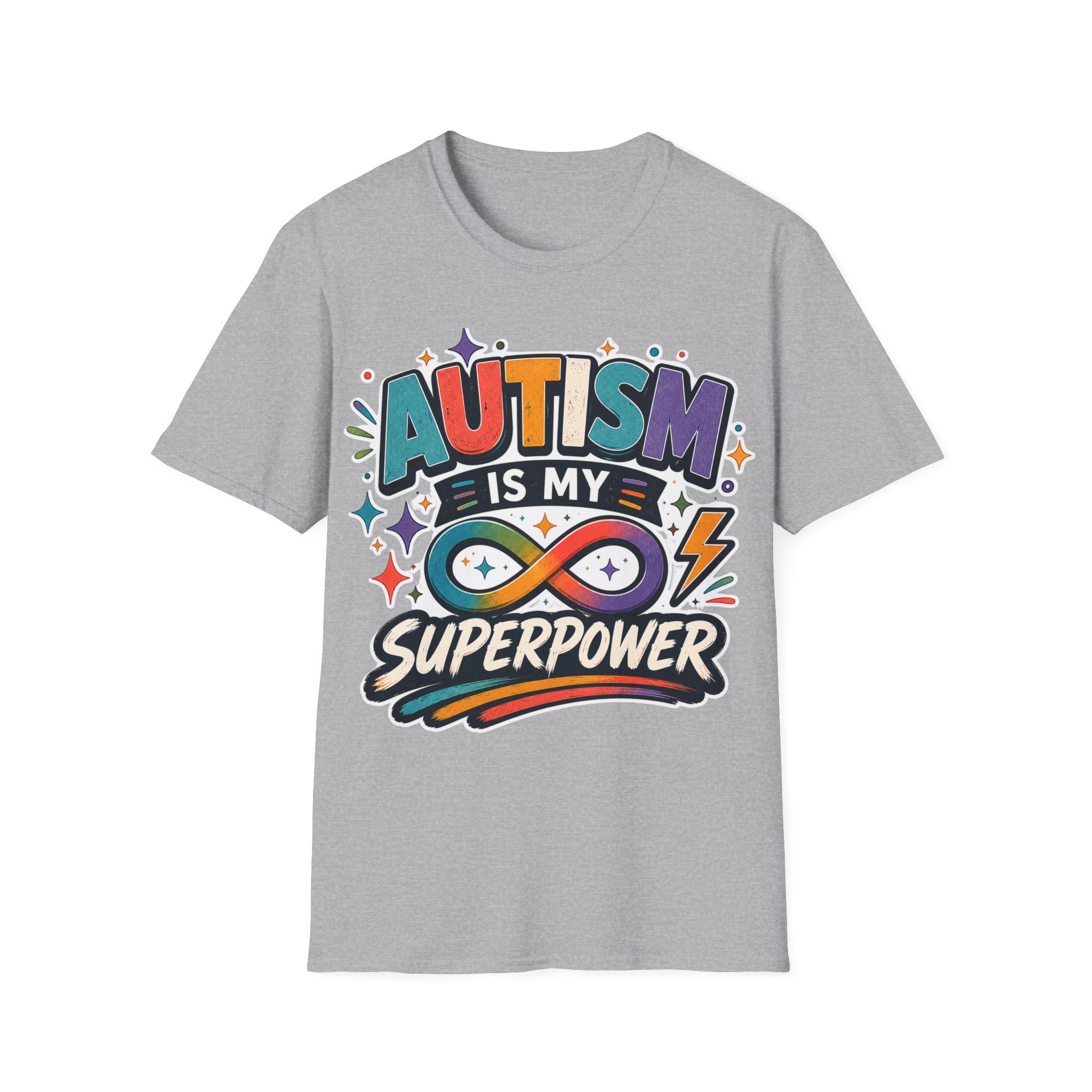 Autism Is My Superpower Shirt Autism Awareness T Shirt Autism Acceptance Tee Infinity Heart Puzzle Design Neurodiversity Gift Unisex