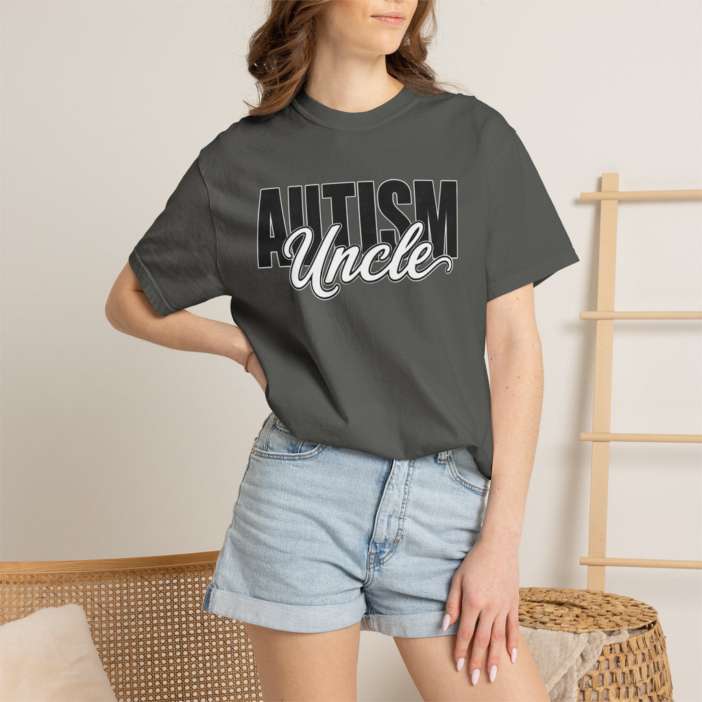 Autism Uncle Shirt Proud Autism Uncle T Shirt Autism Awareness Autism Acceptance Gift Puzzle Heart Special Needs Family Tee