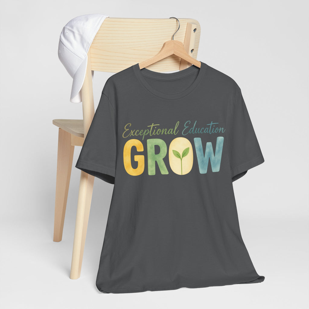Exceptional Education Teacher Shirt GROW Special Education T Shirt SPED Teacher Gift Inclusive Classroom Autism Teacher Tee