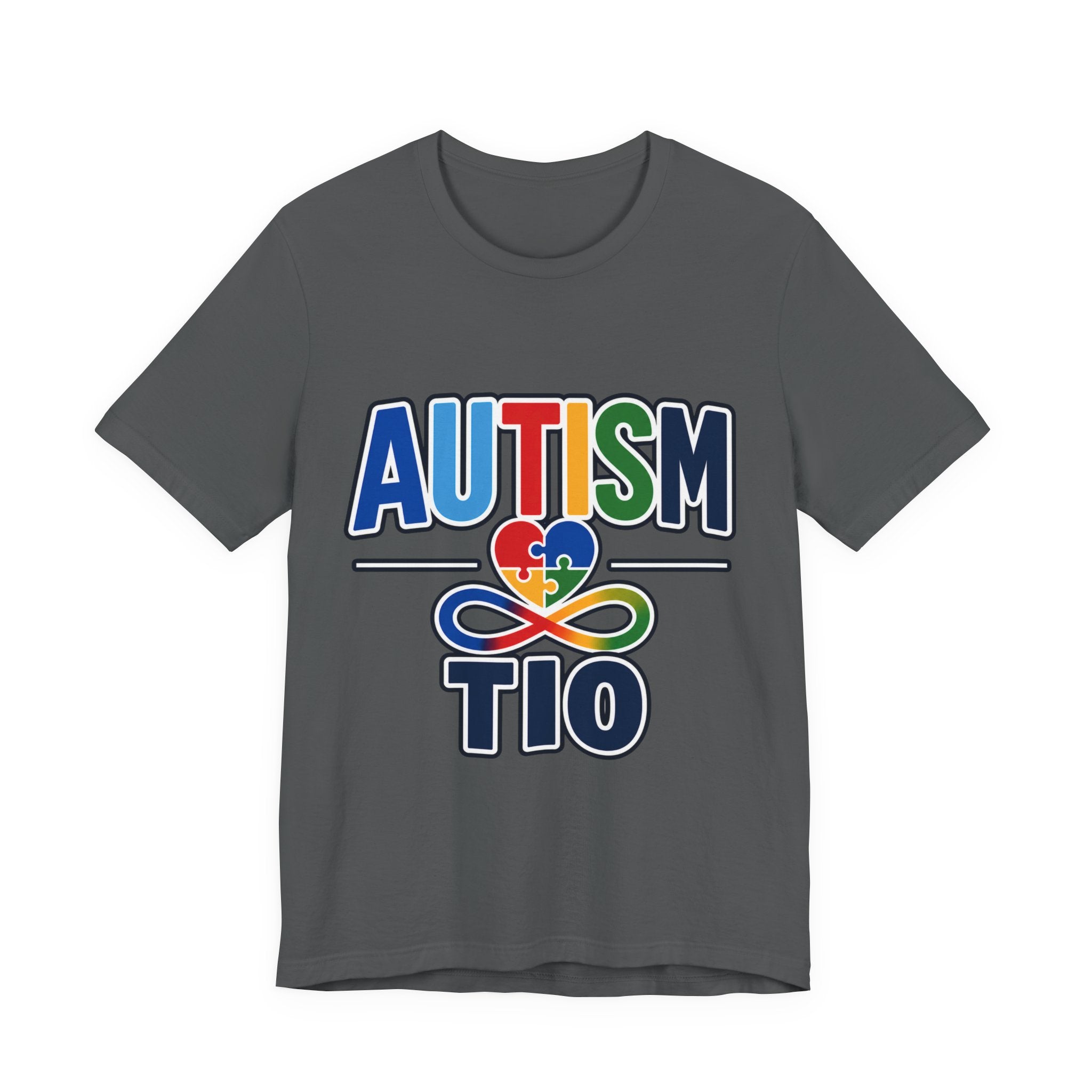 Autism Tio Shirt | Proud Autism Uncle T-Shirt | Spanish Tío Puzzle Heart Infinity Design | Autism Awareness & Acceptance Gift