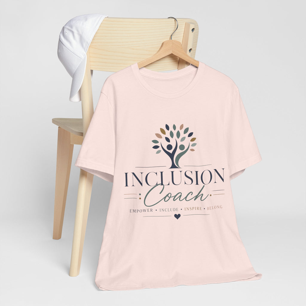 Inclusion Coach T-Shirt | Tree Logo, Empower Inclusivity, Diversity