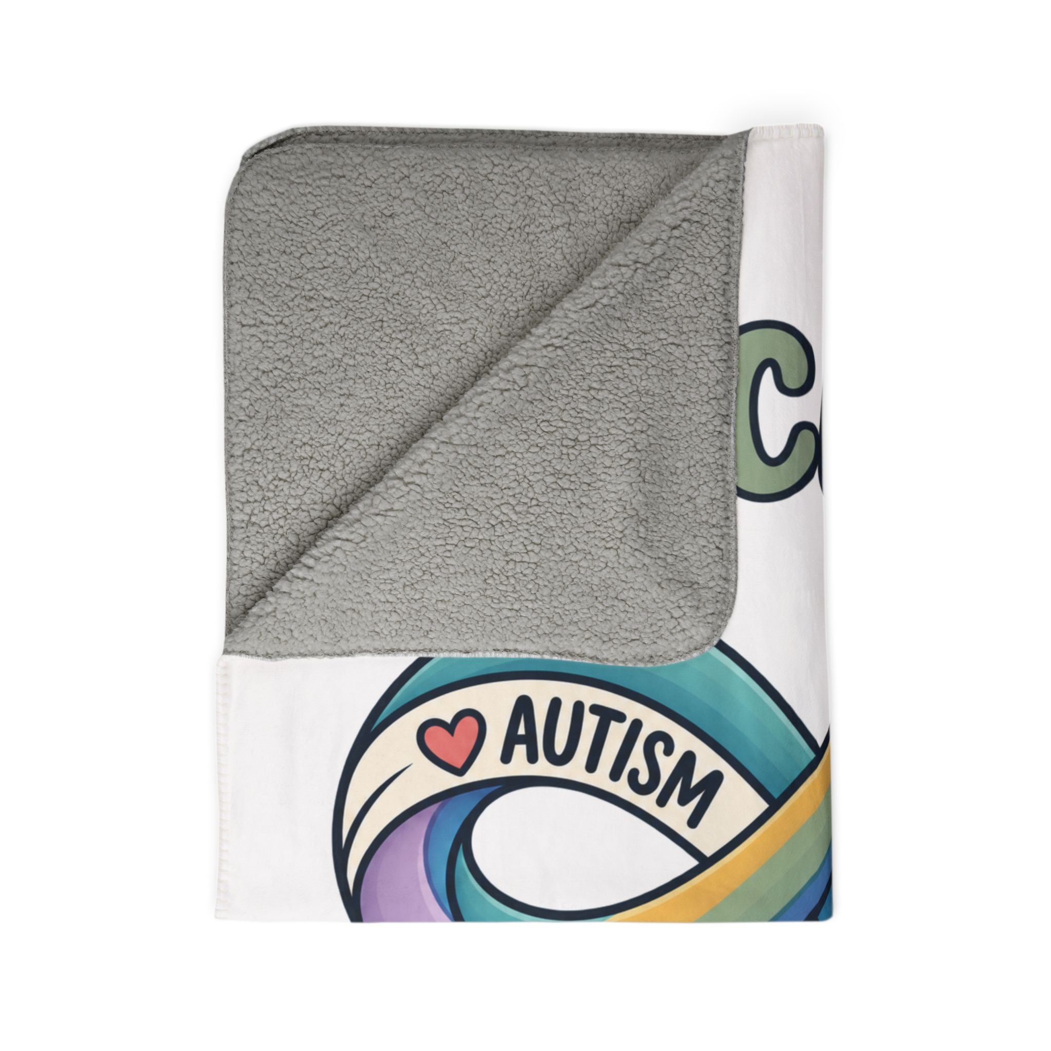 Autism Acceptance Infinity Sherpa Blanket, Advocate Adapt Throw, Autism Awareness Gift  Neurodiversity Blanket Autism Family Gift