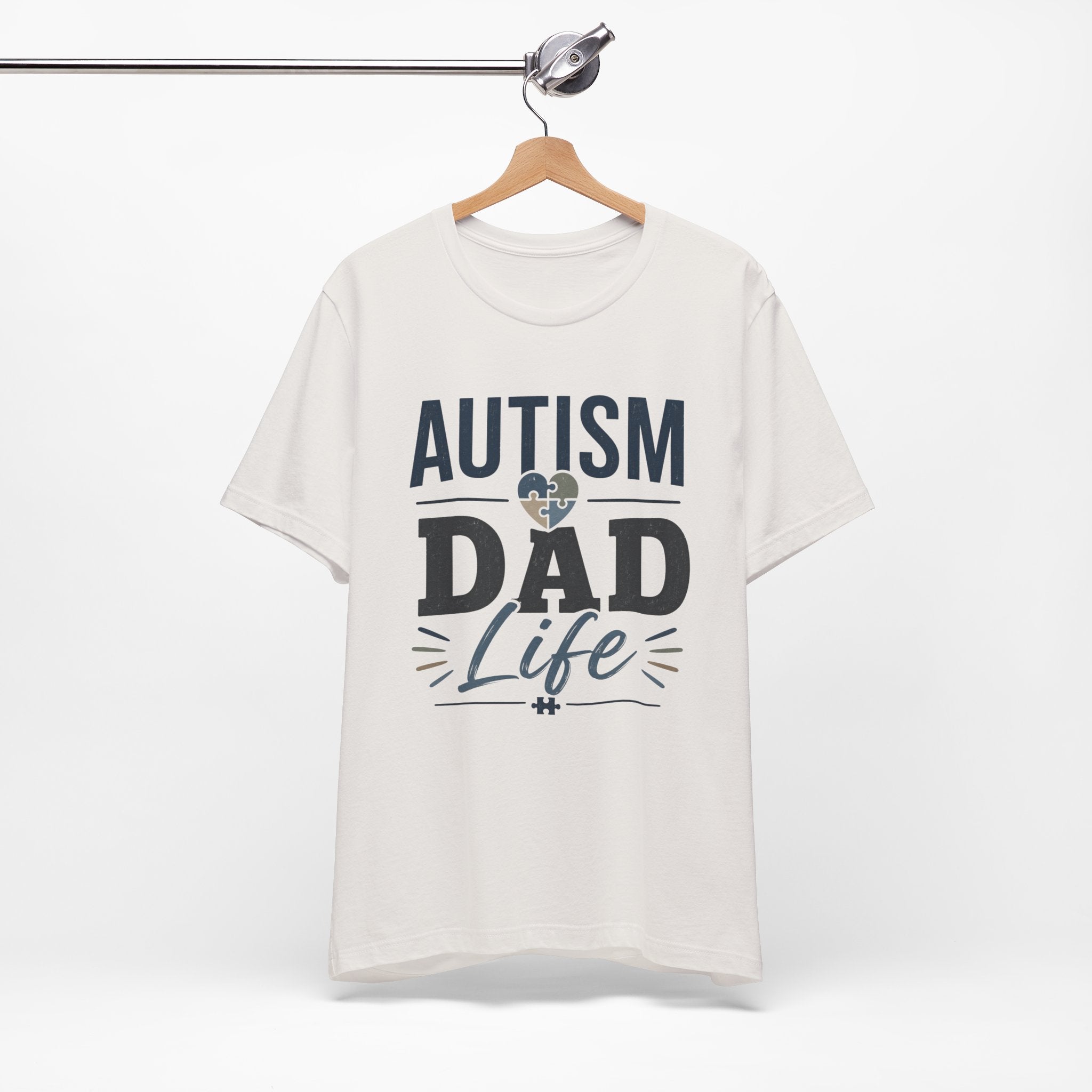 Autism Dad Life Shirt Autism Dad T Shirt Proud Autism Father Gift Autism Awareness Shirt Special Needs Dad Tee Puzzle Heart Design