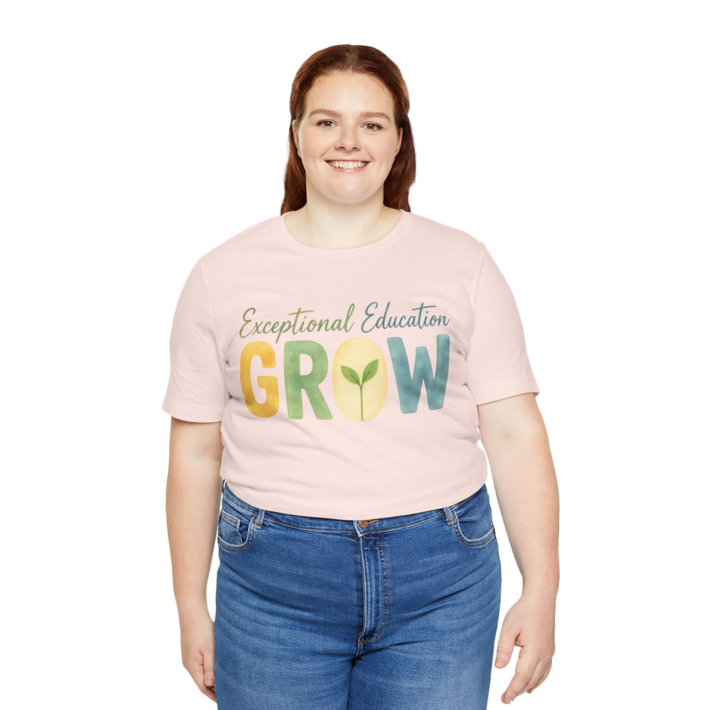 Exceptional Education Teacher Shirt GROW Special Education T Shirt SPED Teacher Gift Inclusive Classroom Autism Teacher Tee