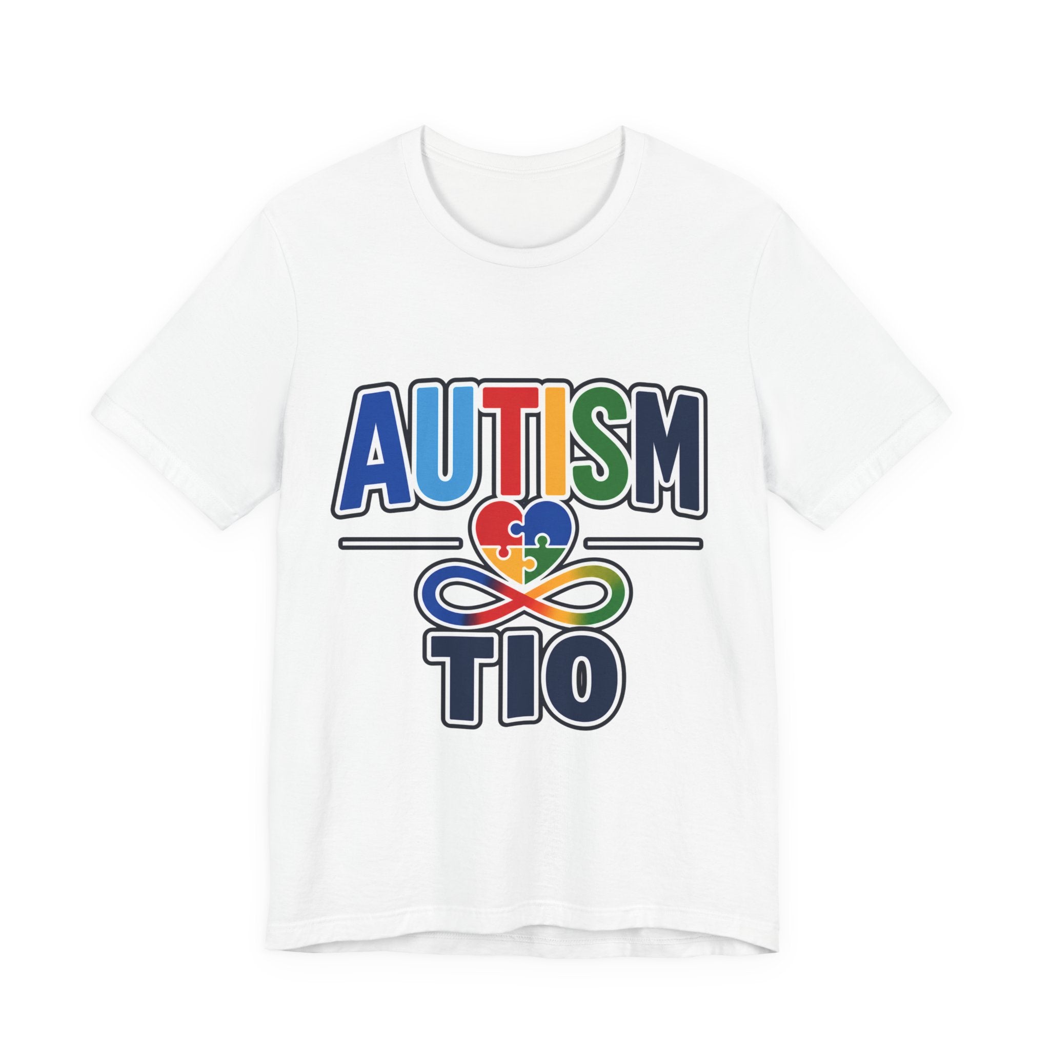 Autism Tio Shirt | Proud Autism Uncle T-Shirt | Spanish Tío Puzzle Heart Infinity Design | Autism Awareness & Acceptance Gift