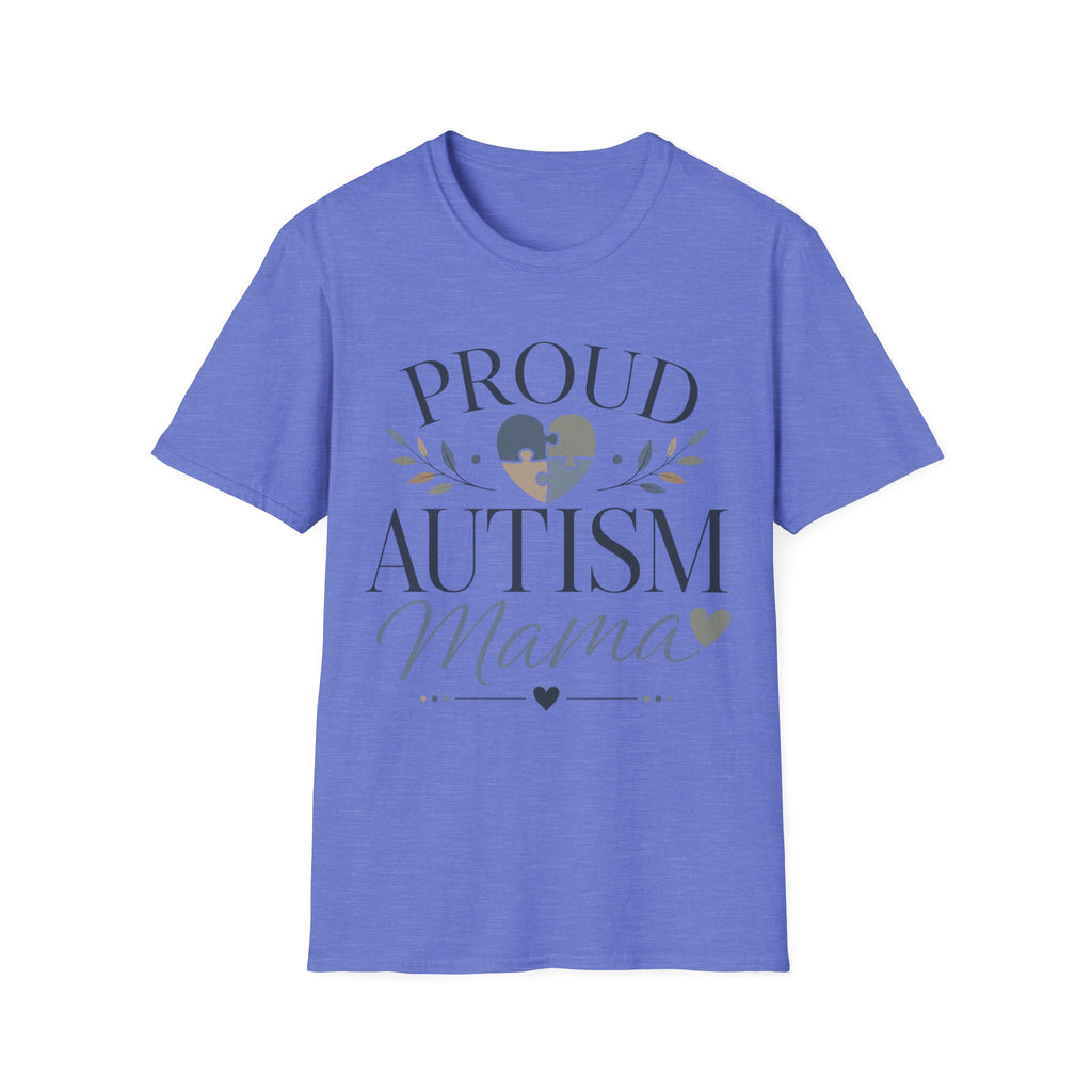 Proud Autism Mama T-Shirt | Puzzle Heart Awareness Tee | Special Needs