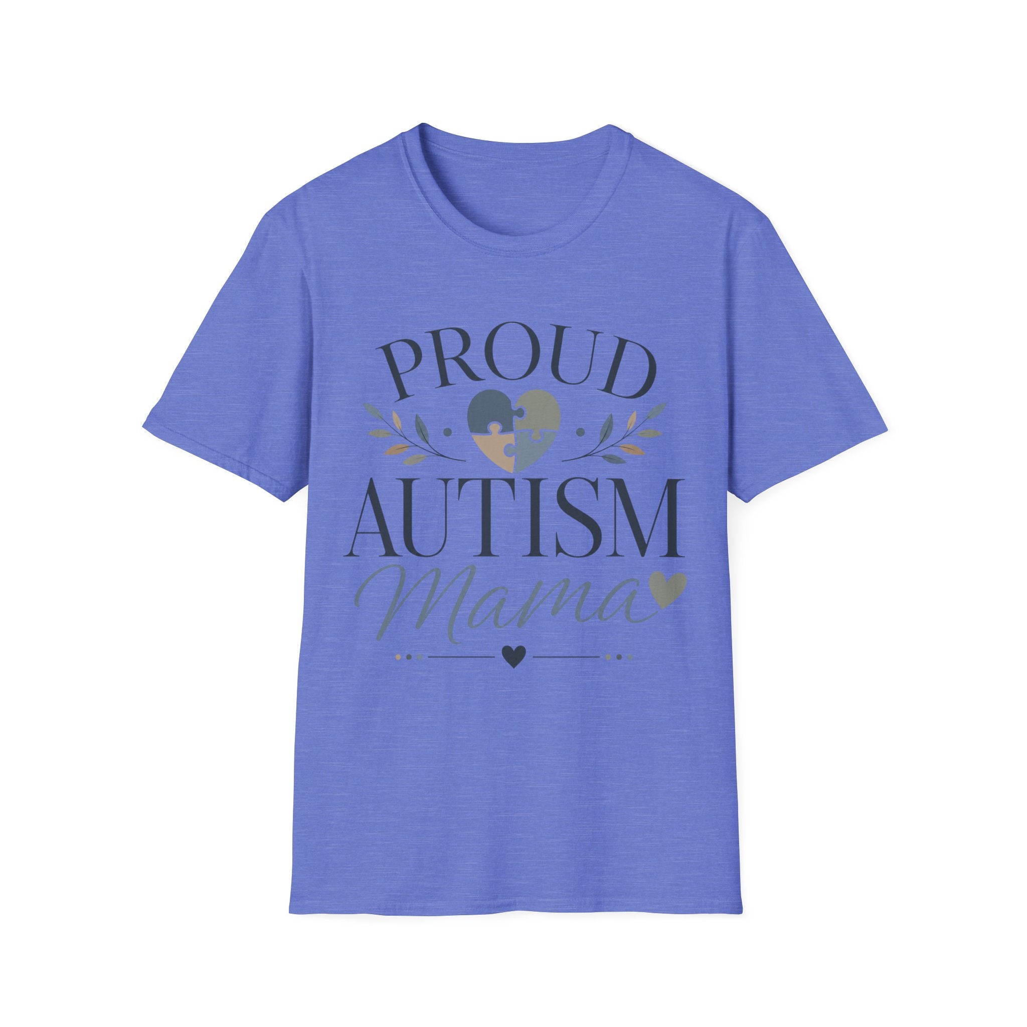 Proud Autism Mama T-Shirt | Puzzle Heart Awareness Tee | Special Needs