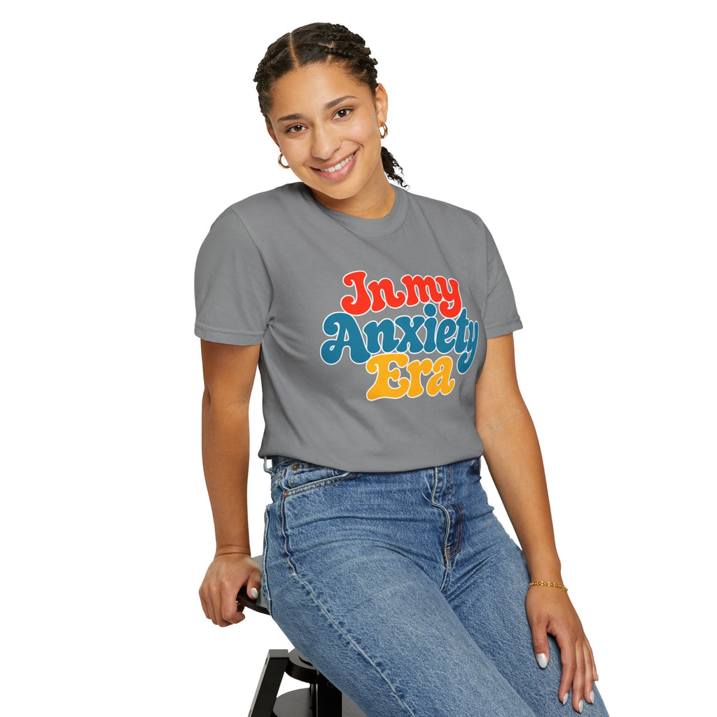 I Am In My Anxiety Era Shirt Anxiety Awareness T Shirt Mental Health Tee Cute Pastel Graphic Shirt Self Care Gift Unisex Apparel