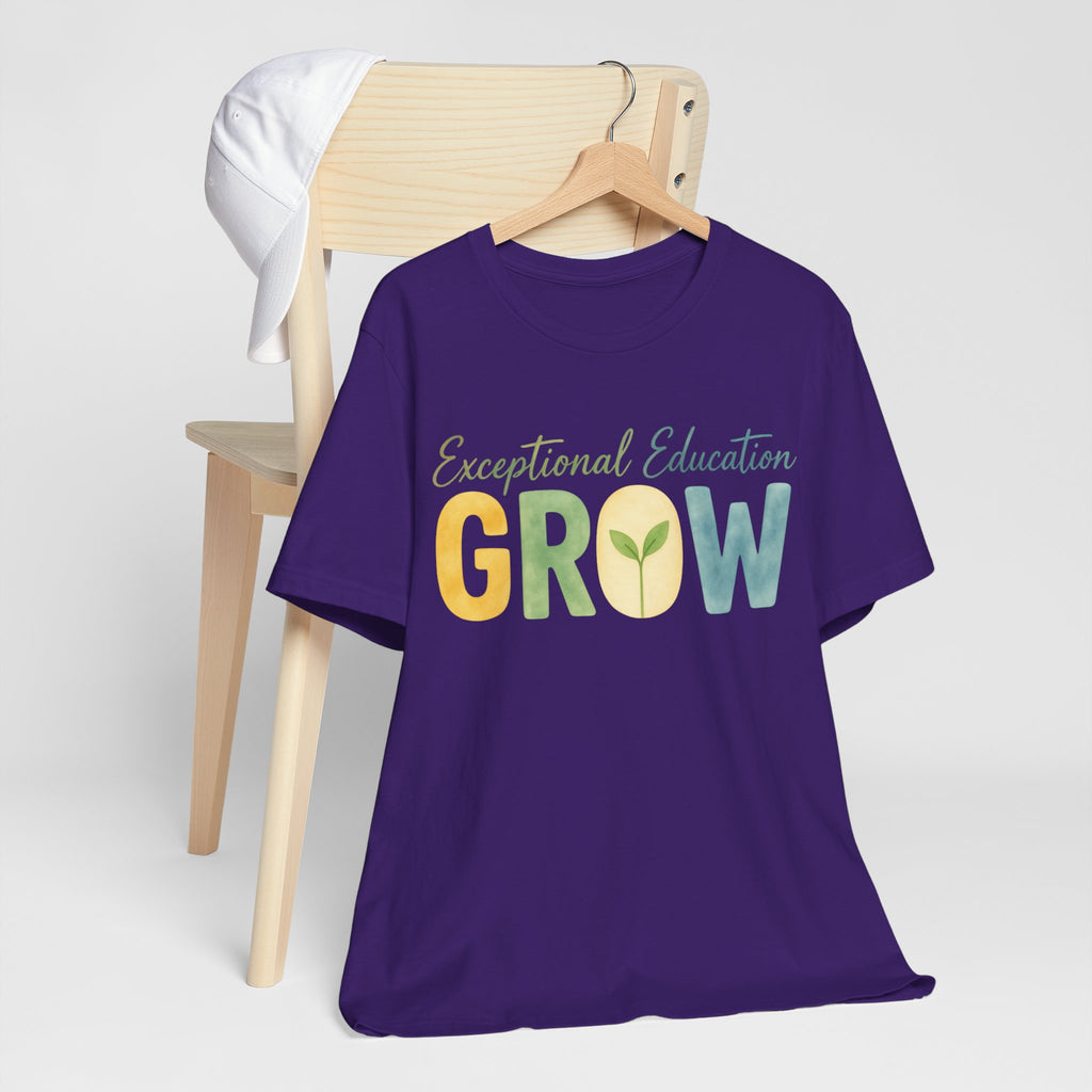 Exceptional Education Teacher Shirt GROW Special Education T Shirt SPED Teacher Gift Inclusive Classroom Autism Teacher Tee