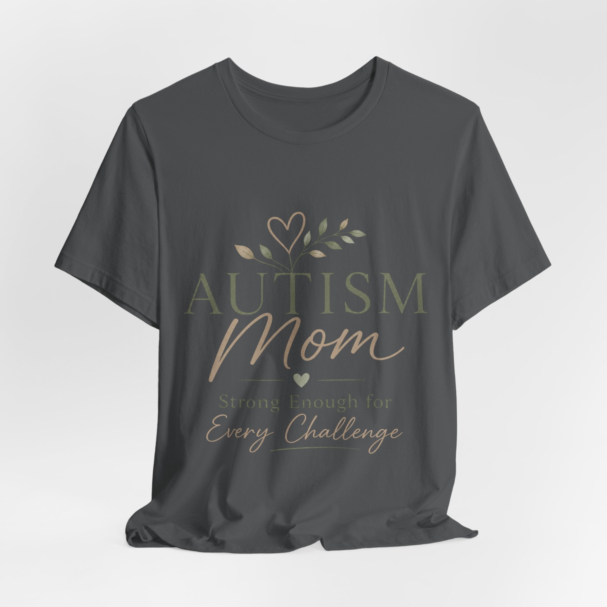 Autism Mom Shirt | Strong Enough for Every Challenge | Autism Acceptance Tee | Special Needs Mom Gift | Neurodiversity Shirt