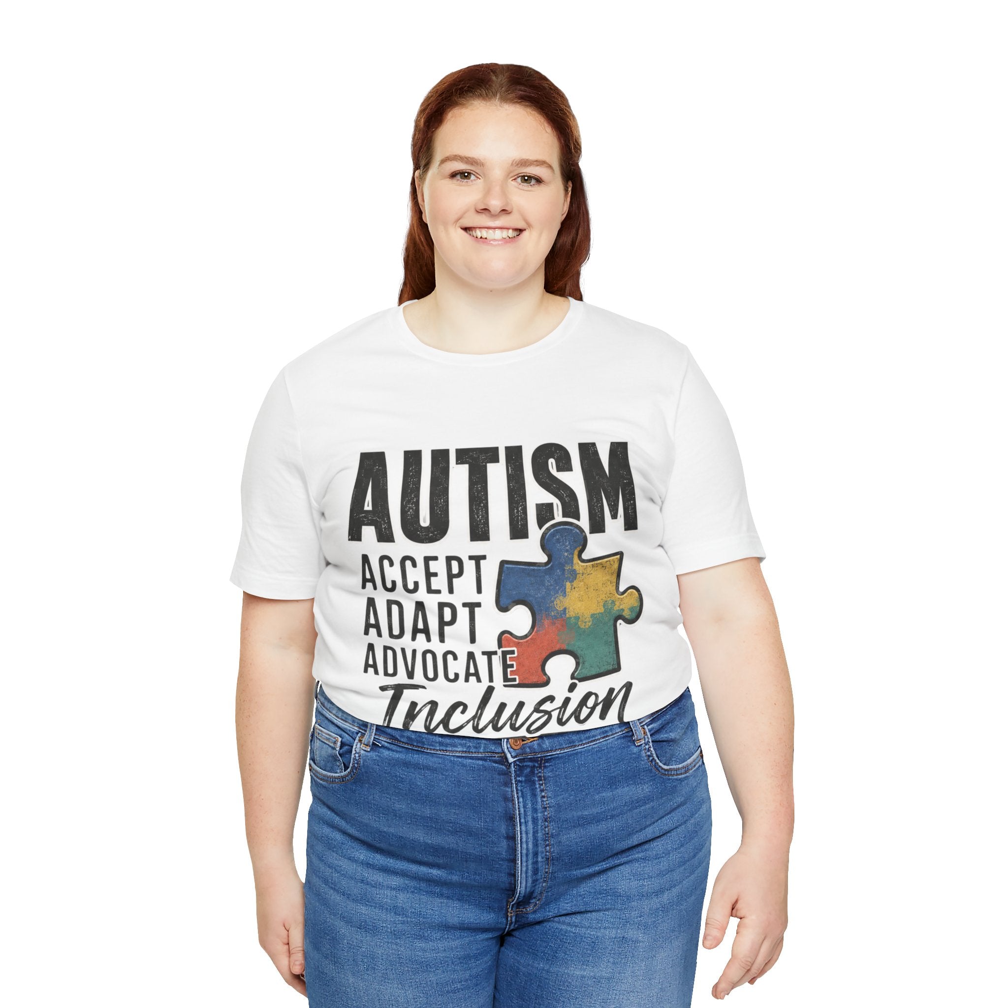 Autism Acceptance Shirt Inclusion Advocate T Shirt Puzzle Piece Tee Neurodiversity Awareness Special Needs Support Unisex Gift