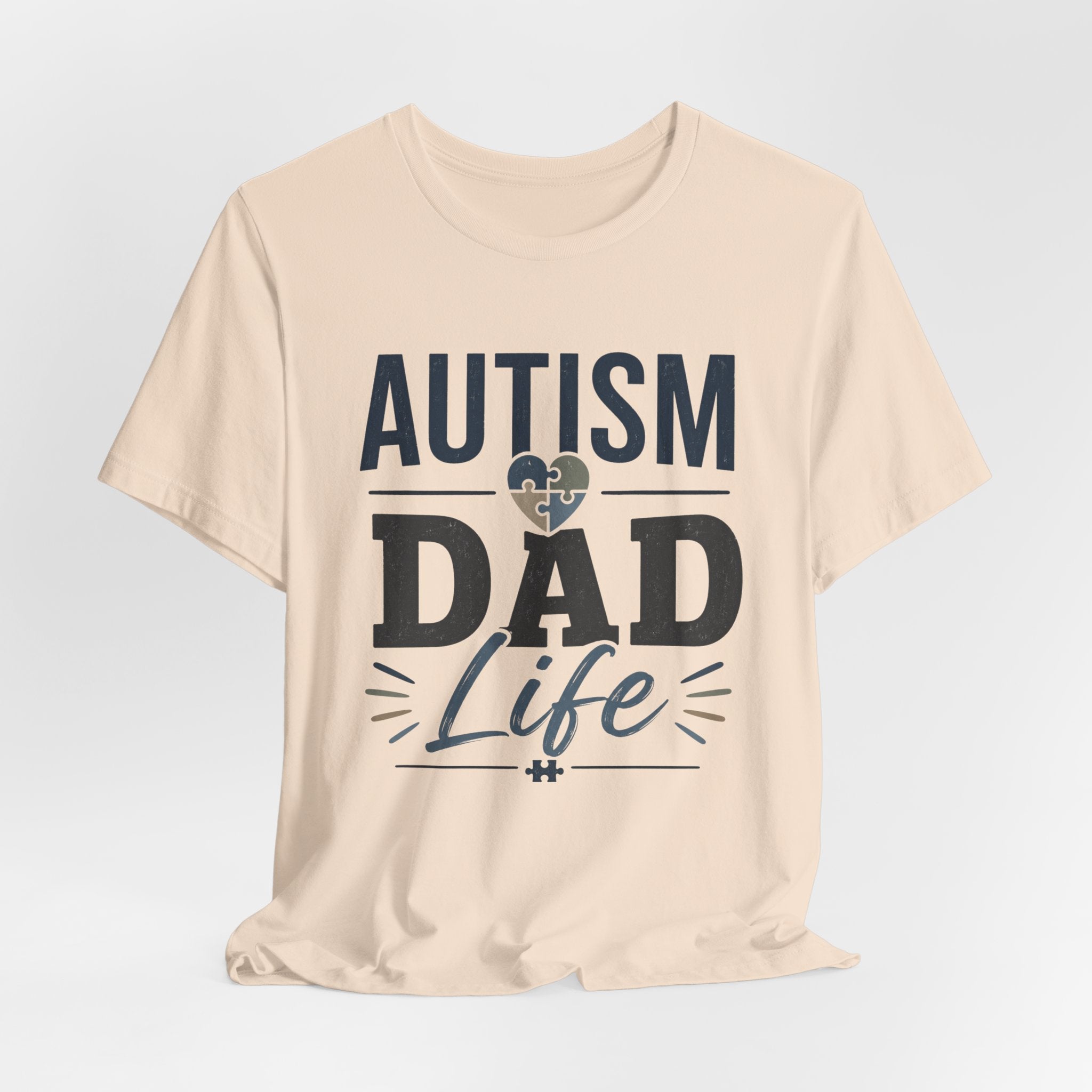 Autism Dad Life Shirt Autism Dad T Shirt Proud Autism Father Gift Autism Awareness Shirt Special Needs Dad Tee Puzzle Heart Design