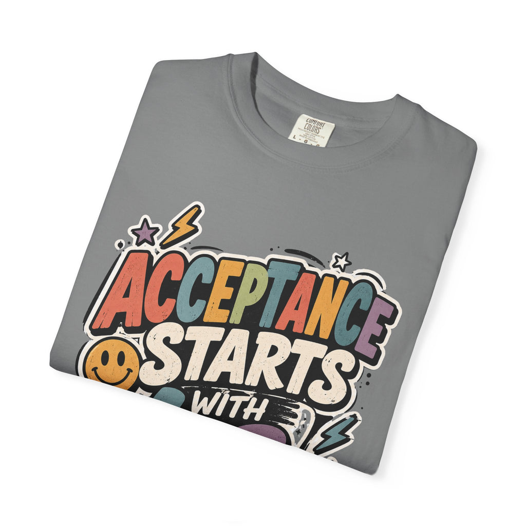 Autism Acceptance Shirt | Puzzle Heart Autism Awareness Shirt, Neurodiversity Inclusion Advocate Gift
