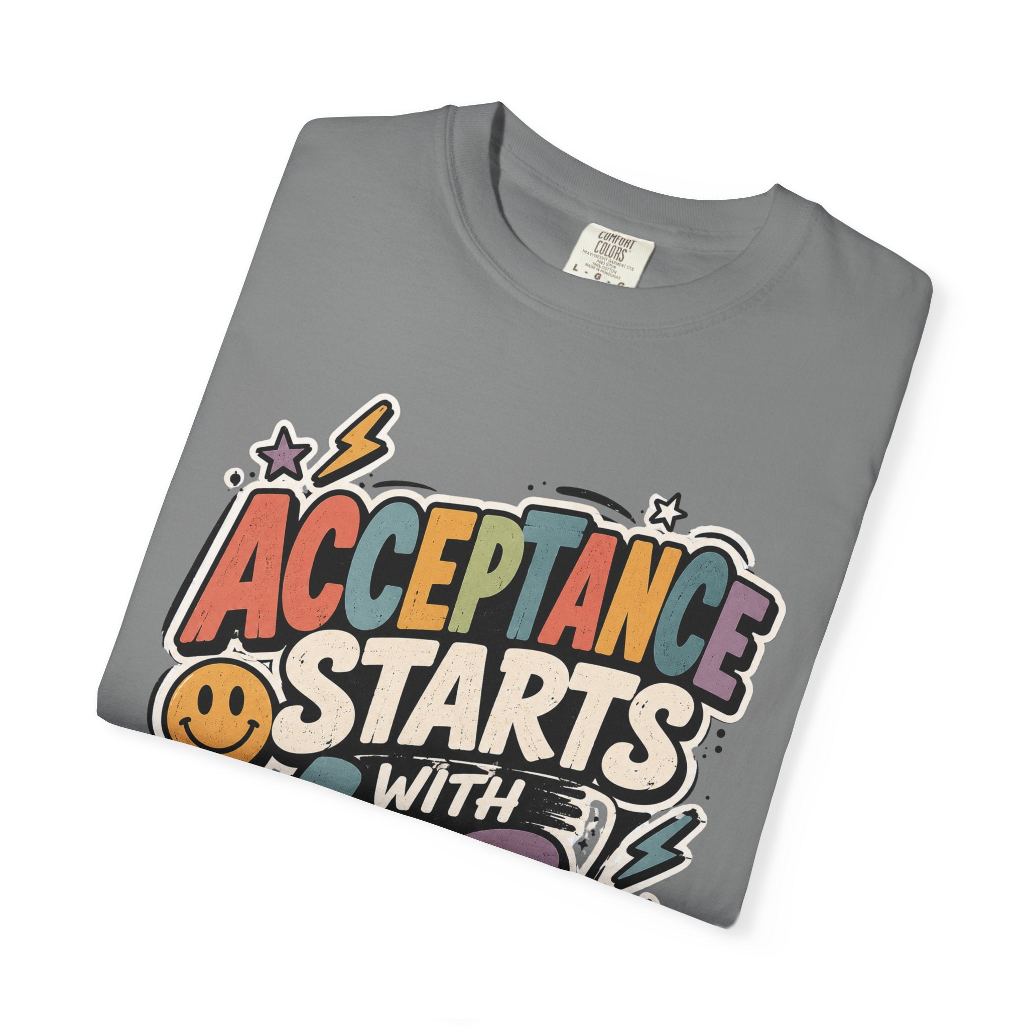 Autism Acceptance Shirt | Puzzle Heart Autism Awareness Shirt, Neurodiversity Inclusion Advocate Gift