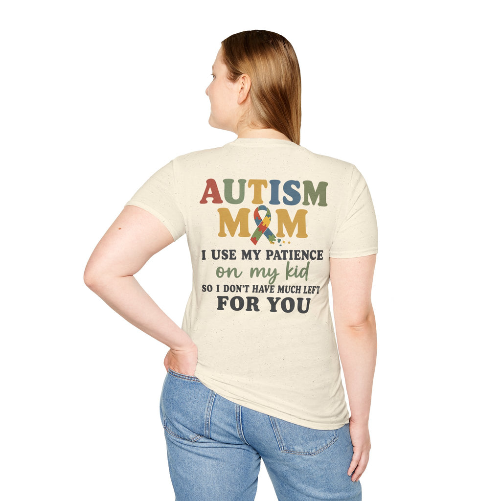 Autism Mom T-Shirt | Autism Awareness Ribbon, Supportive Mom Tee
