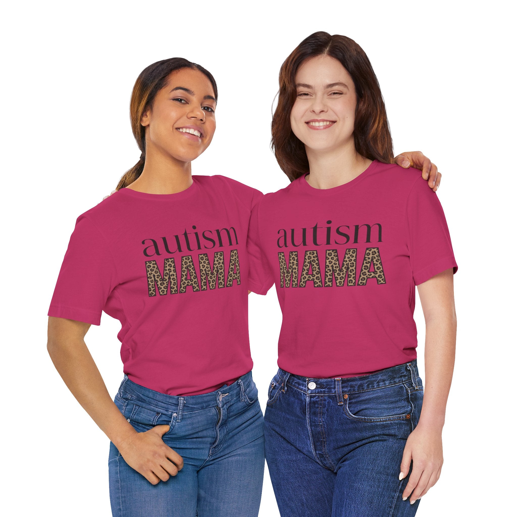 Autism MAMA Leopard Print Tee | Autism Awareness Shirt