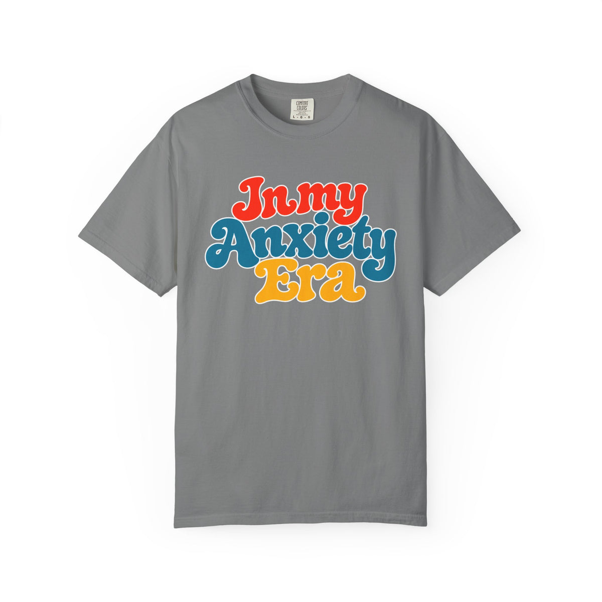 I Am In My Anxiety Era Shirt Anxiety Awareness T Shirt Mental Health Tee Cute Pastel Graphic Shirt Self Care Gift Unisex Apparel