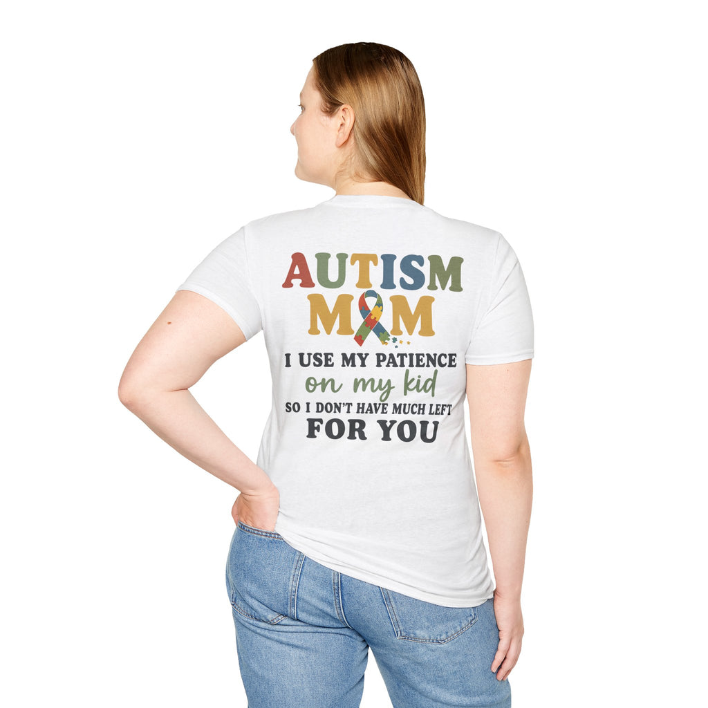 Autism Mom T-Shirt | Autism Awareness Ribbon, Supportive Mom Tee