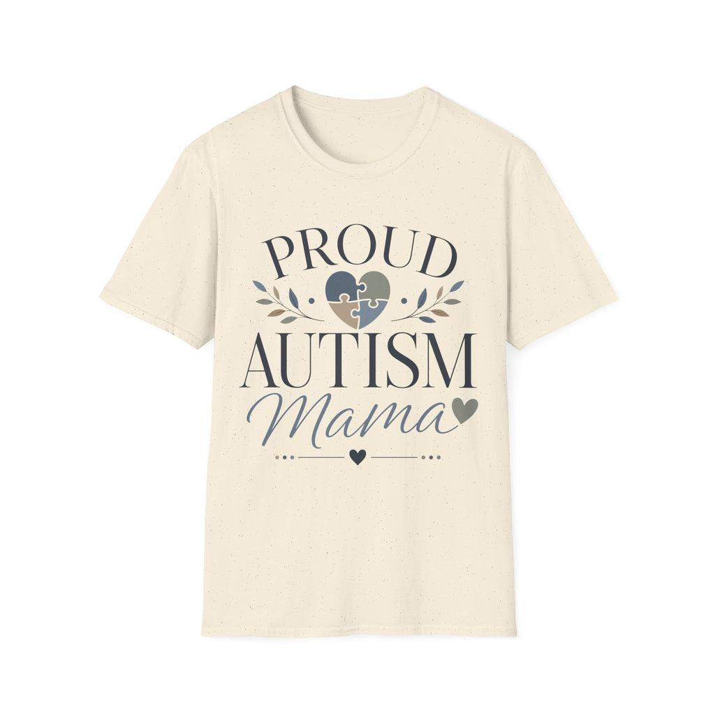Proud Autism Mama T-Shirt | Puzzle Heart Awareness Tee | Special Needs