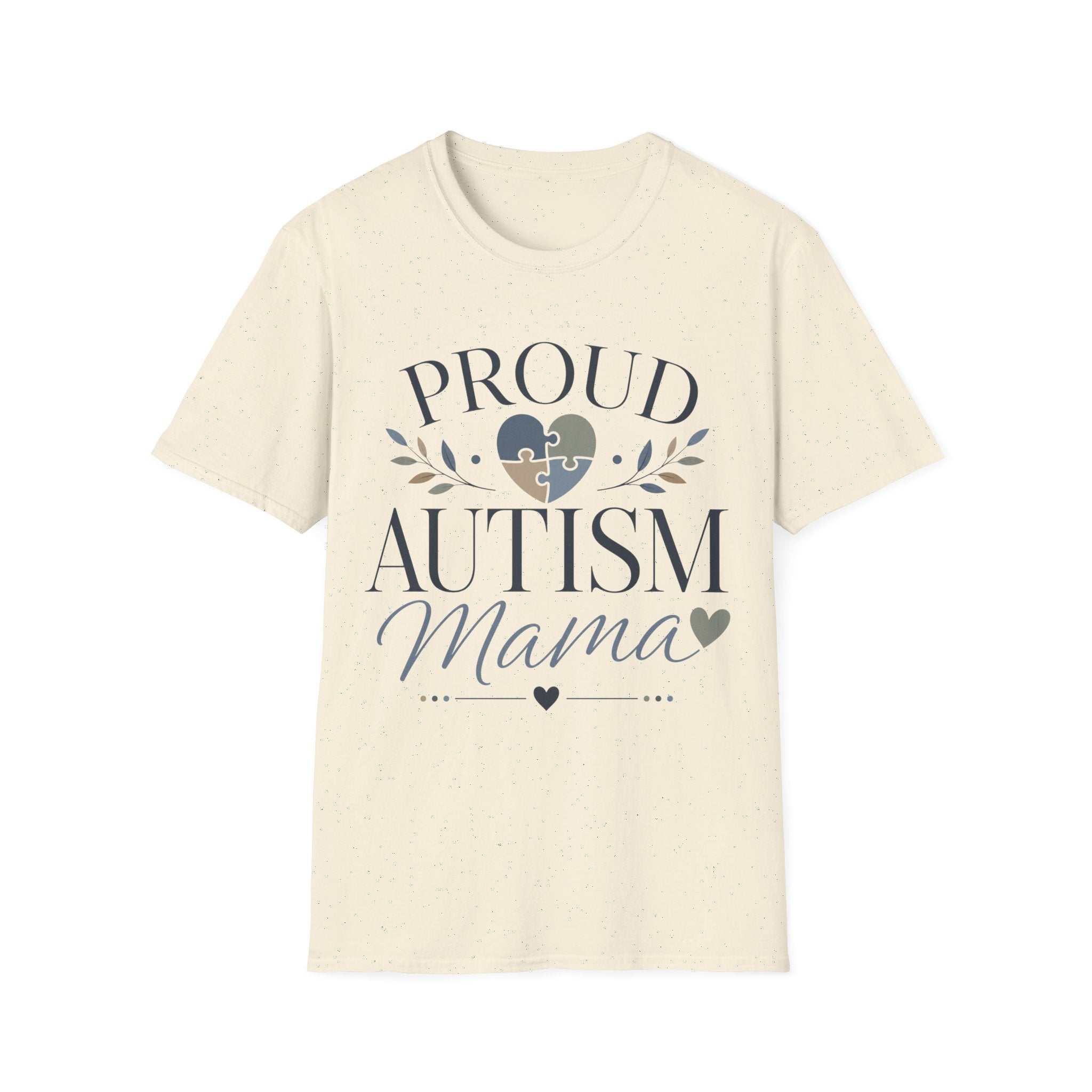 Proud Autism Mama T-Shirt | Puzzle Heart Awareness Tee | Special Needs