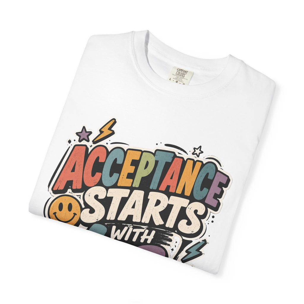 Autism Acceptance Shirt | Puzzle Heart Autism Awareness Shirt, Neurodiversity Inclusion Advocate Gift