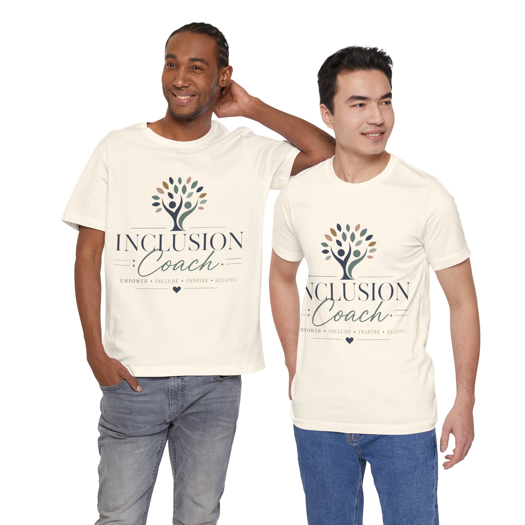 Inclusion Coach T-Shirt | Tree Logo, Empower Inclusivity, Diversity