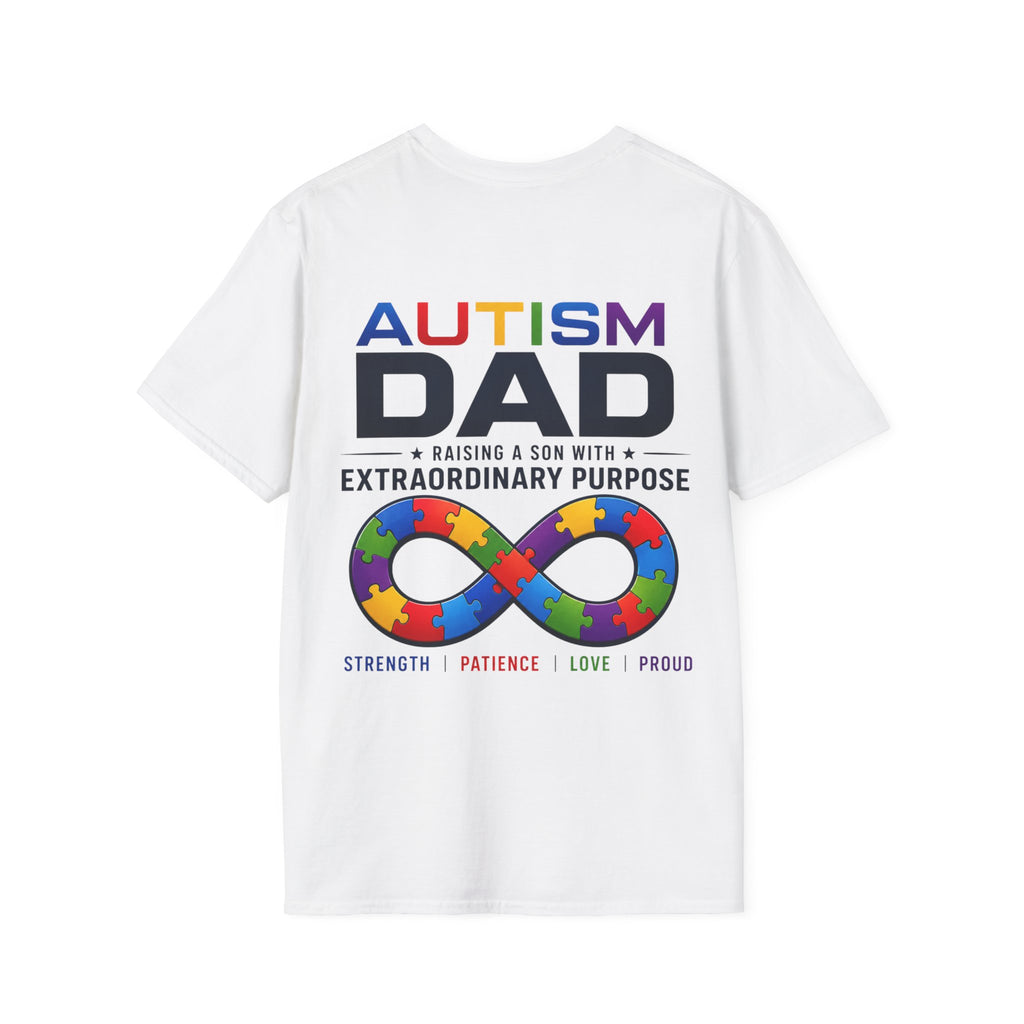 Autism Dad Shirt, Proud Dad Raising an Autistic Son Tee, Autism Acceptance T-Shirt, Special Needs Dad Gift, Autism Parent Shirt, Inclusion Apparel