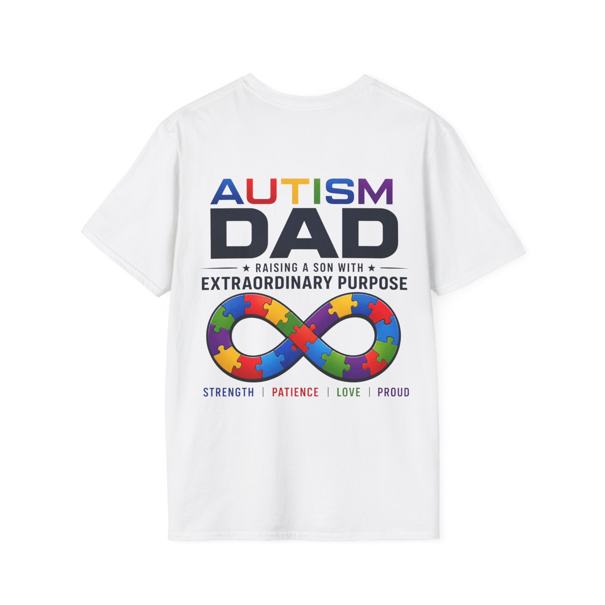 Autism Dad Shirt, Proud Dad Raising an Autistic Son Tee, Autism Acceptance T-Shirt, Special Needs Dad Gift, Autism Parent Shirt, Inclusion Apparel